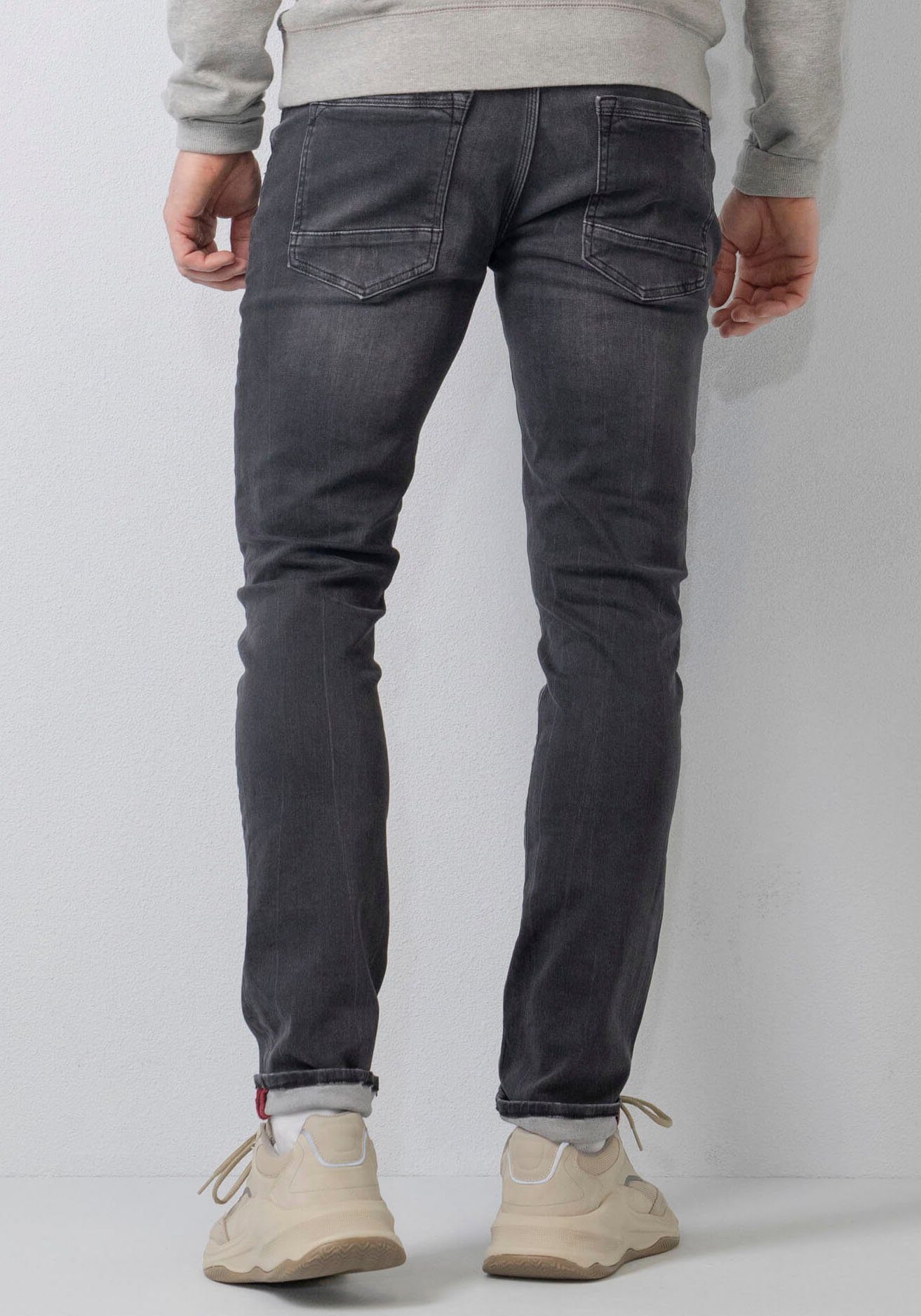 Petrol Slim-fit-Jeans Industries stone Black JACKSON