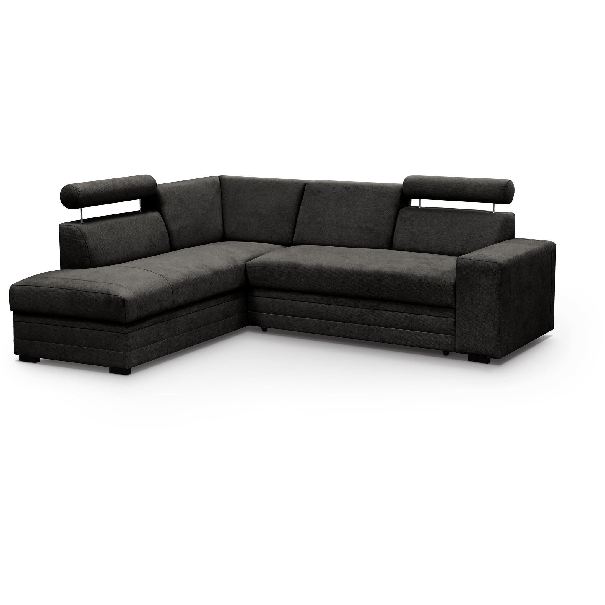 Beautysofa Polstergarnitur im modernen Stil, mit verstellbaren Kopfstützen günstig online kaufen