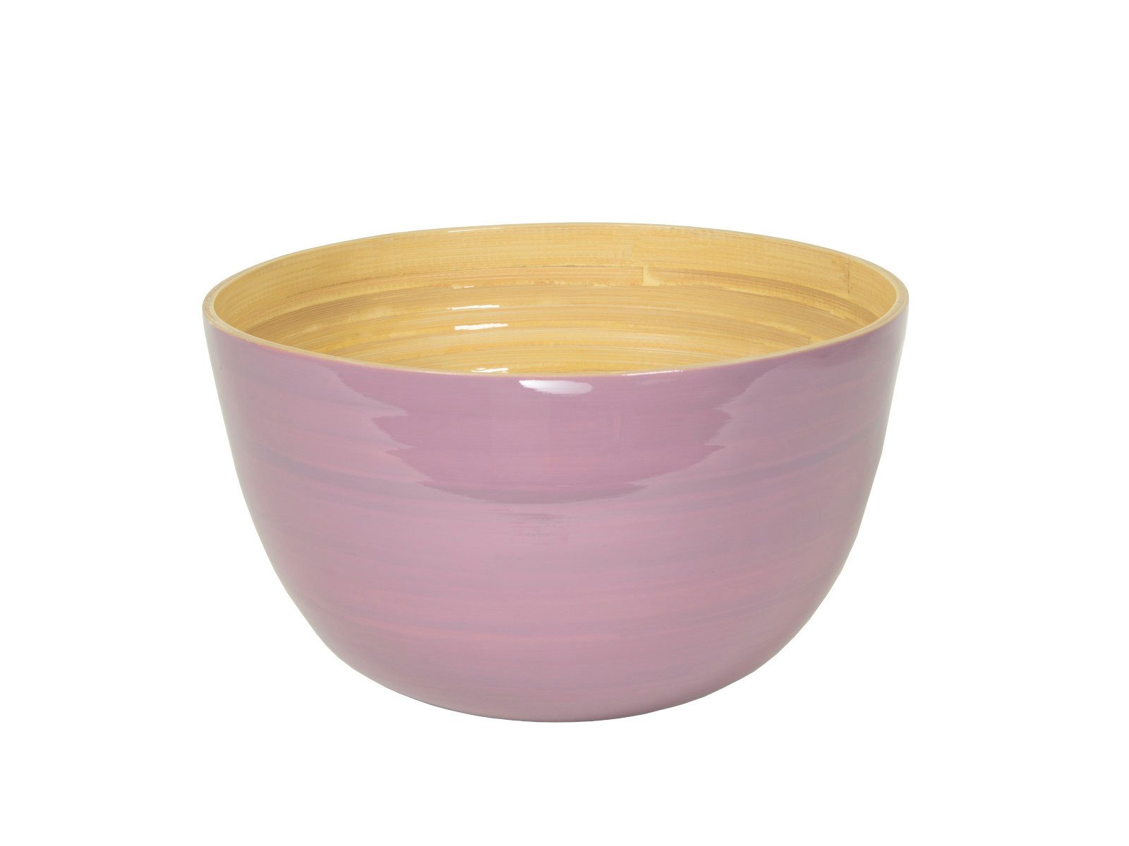 albert l. (punkt) Schüssel L. (punkt) Bambus-Schüssel mauve 30 x 18 cm, Bambus, (Schüsseln & Schalen), Schüssel 30x18