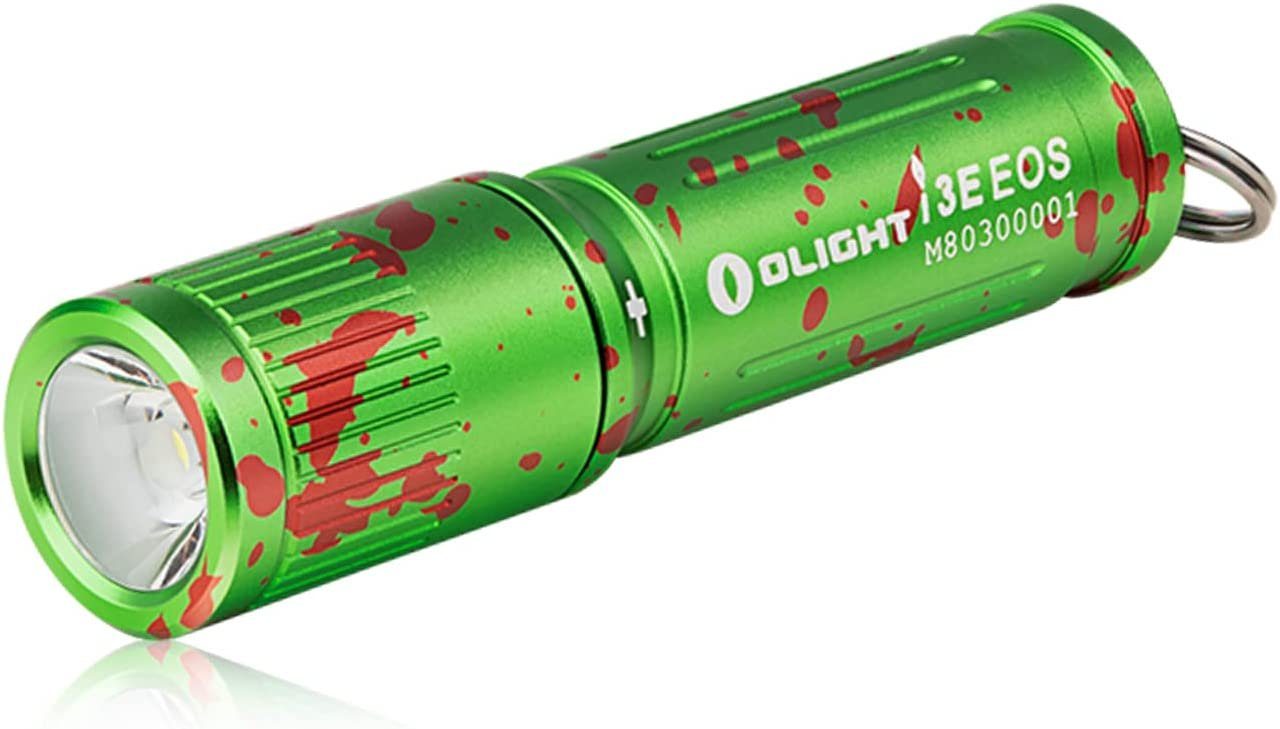OLIGHT Taschenlampe OLIGHT I3E EOS Mini LED Taschenlampe Schlüsselanhänger 90 Lumen Zombie Grün