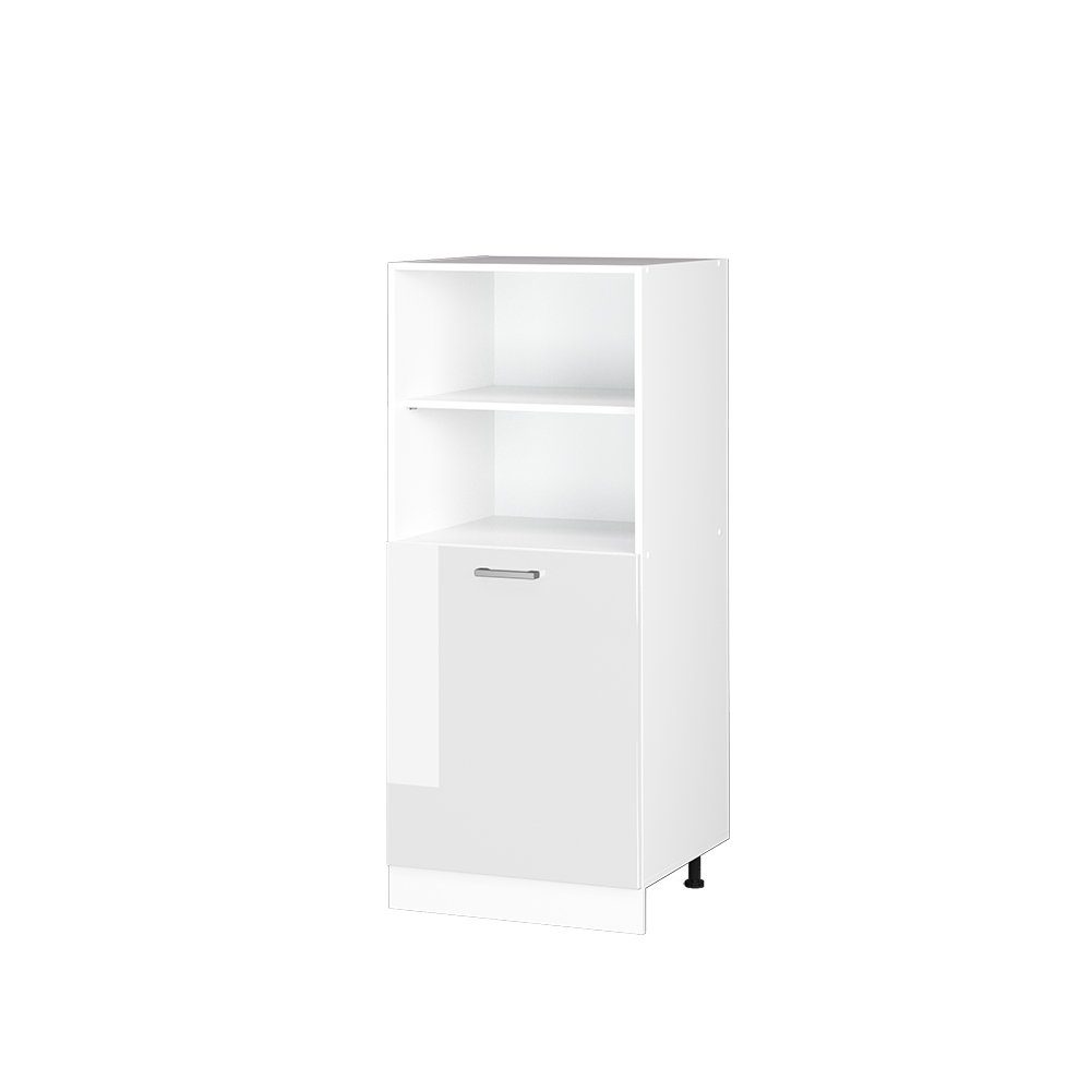 Vicco Backofenumbauschrank Küchenhochschrank R-Line 60 cm Weiß kleine Tür Weiß Weiß | weiß