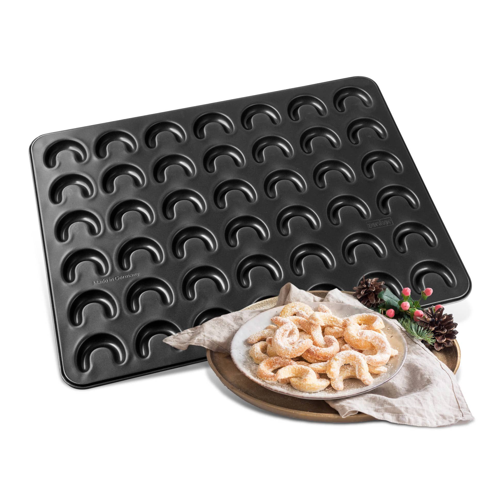 Zenker Backblech Vanillekipferl Backblech, 42er