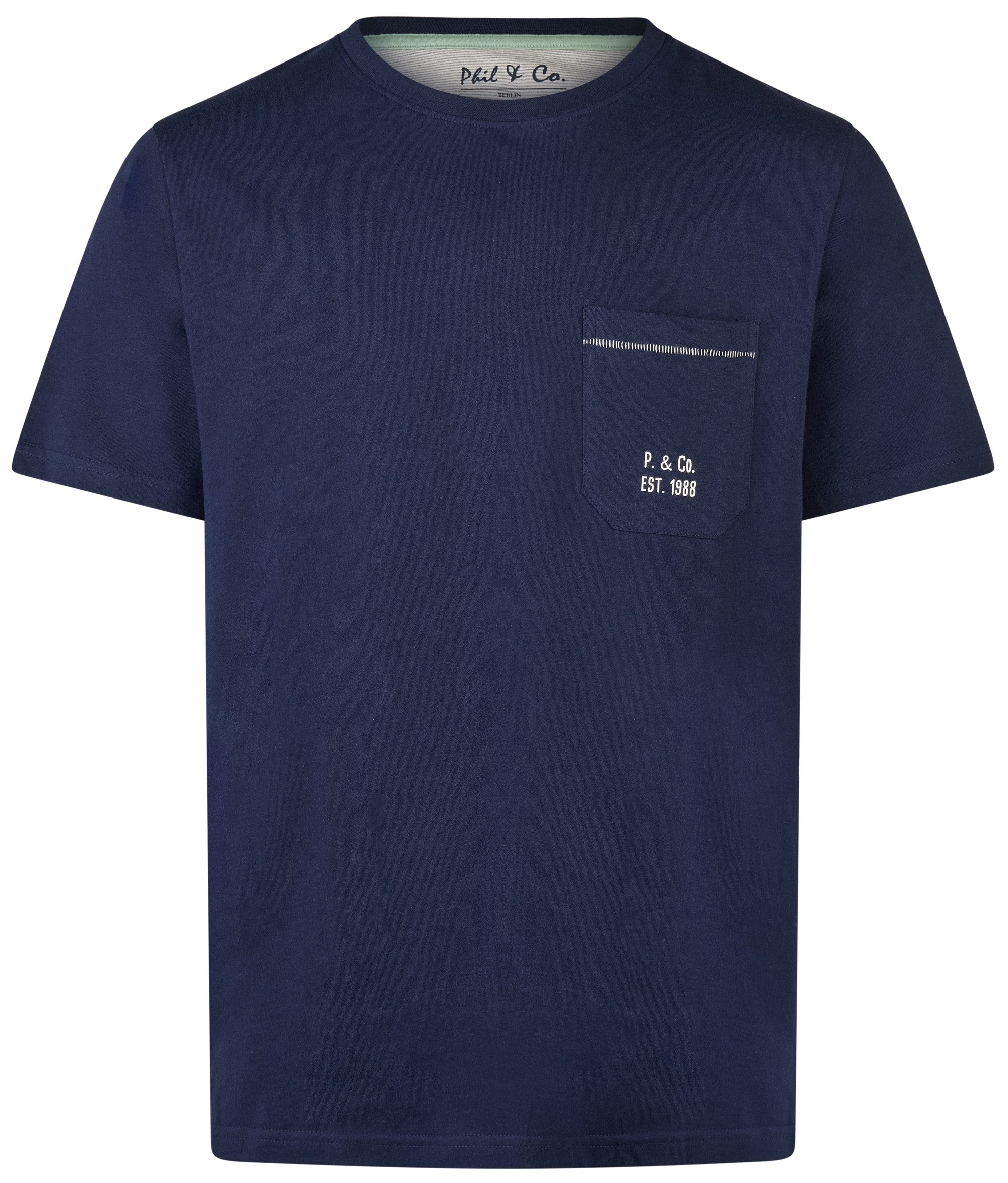 Phil & Co. Pyjamaoberteil Easy Sleep (Packung, 1-tlg., 1-teilig) Herren Sch günstig online kaufen