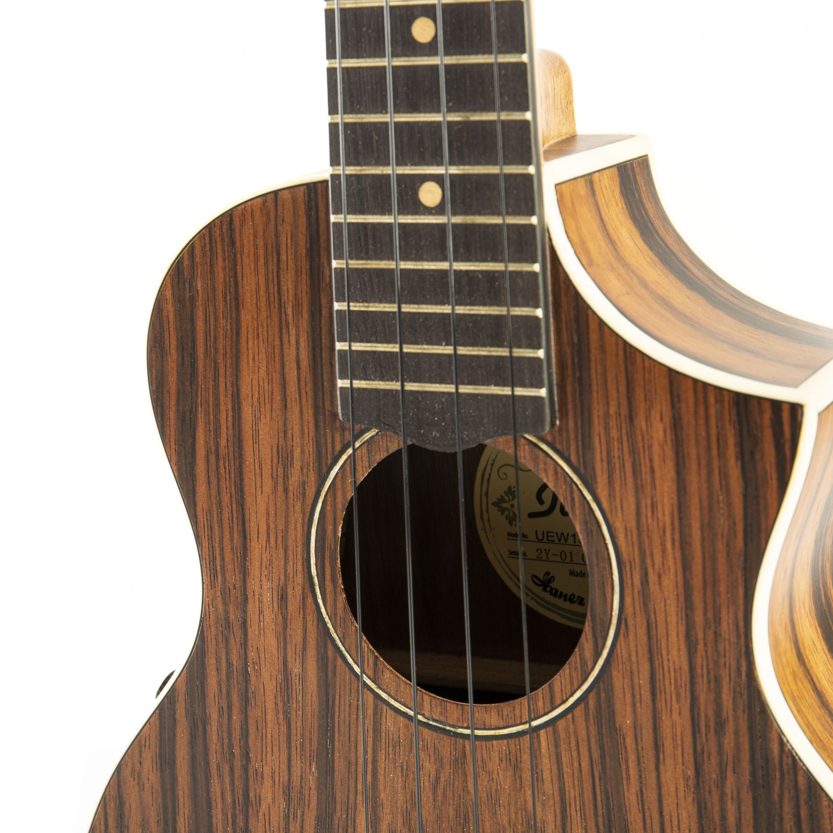 Ibanez Ukulele, Ukulelen, Konzert Ukulelen, UEW13MEE-DBO Dark Brown Open Pore - Konzert Ukulele