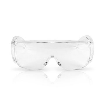 STAHLWERK Arbeitsschutzbrille Kratzfeste Schutzbrille für die Augen, (Set, 1St), Korbbrille, integrierte Ventile zum Schutz vor Beschlagnässe