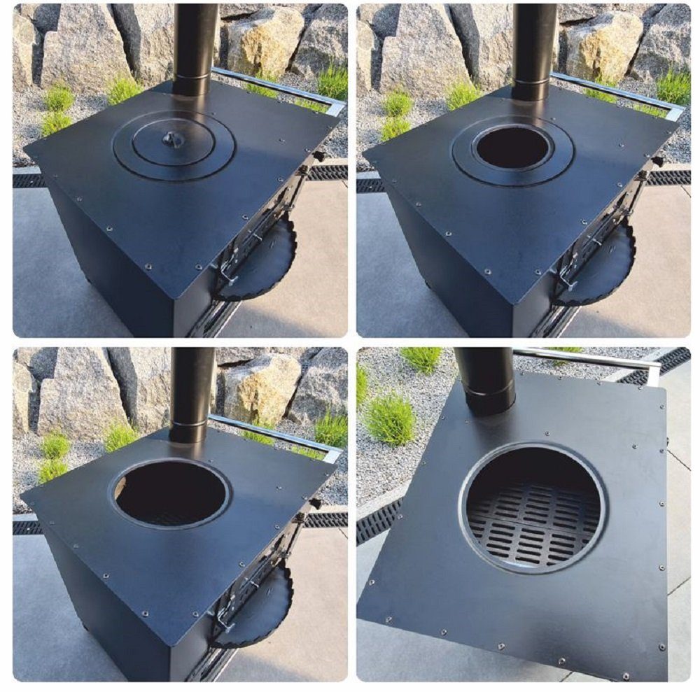 ECOfoxx Grillkamin Gartenherd ELISE - Notkocher