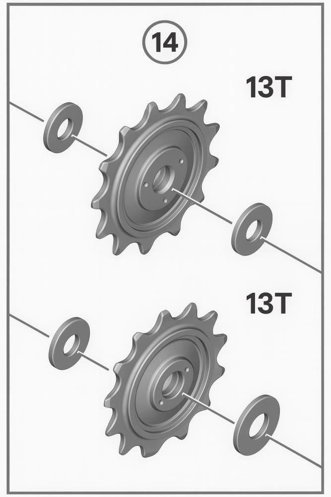 Schaltung SHIMANO Leit u.Spannrolle f.RD-M9260-11L Ersatzteil - 9260-11, 11L