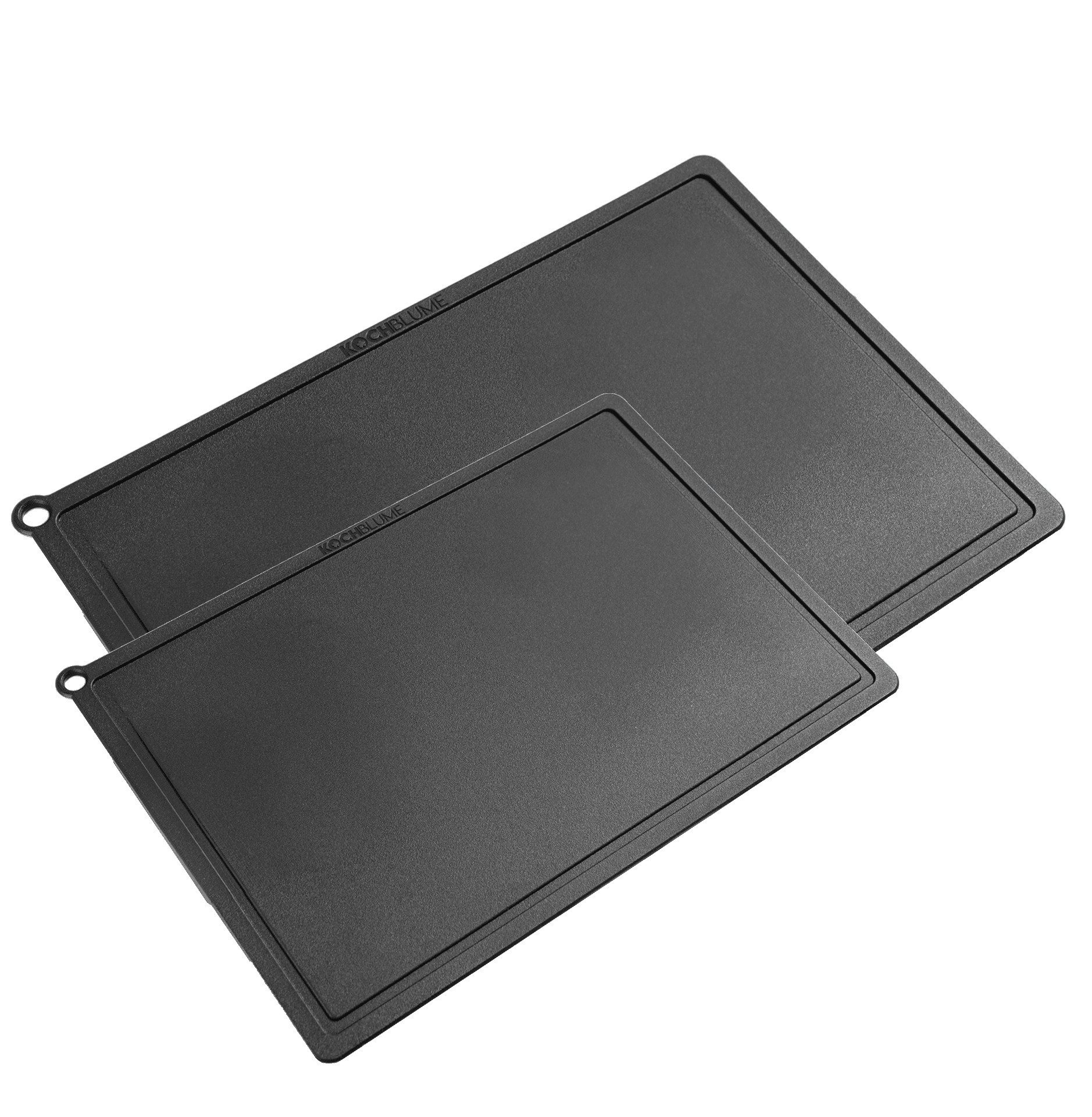 Kochblume Schneidebrett Kochblume Schneidunterlage TPU - Set S & L in Antrahzit