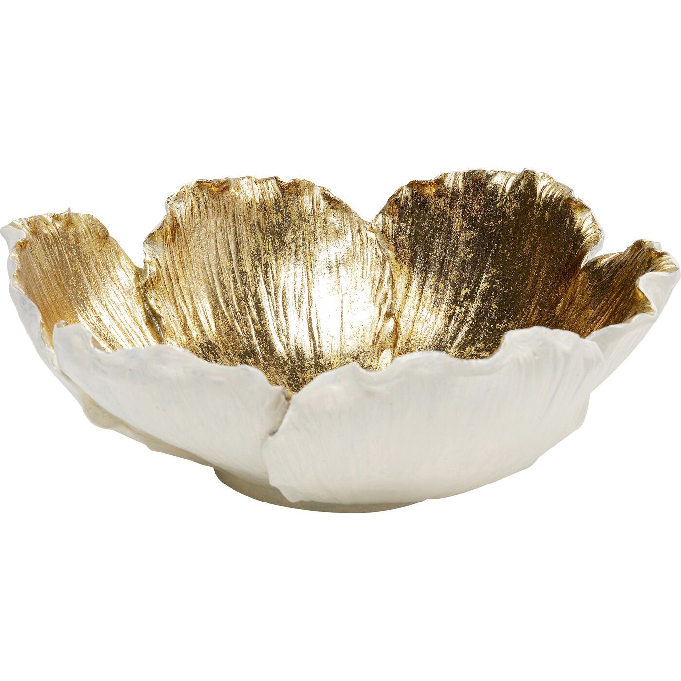 KARE Dekoschale »Deko Schale Flower Bloom Creme Gold 25« online kaufen |  OTTO