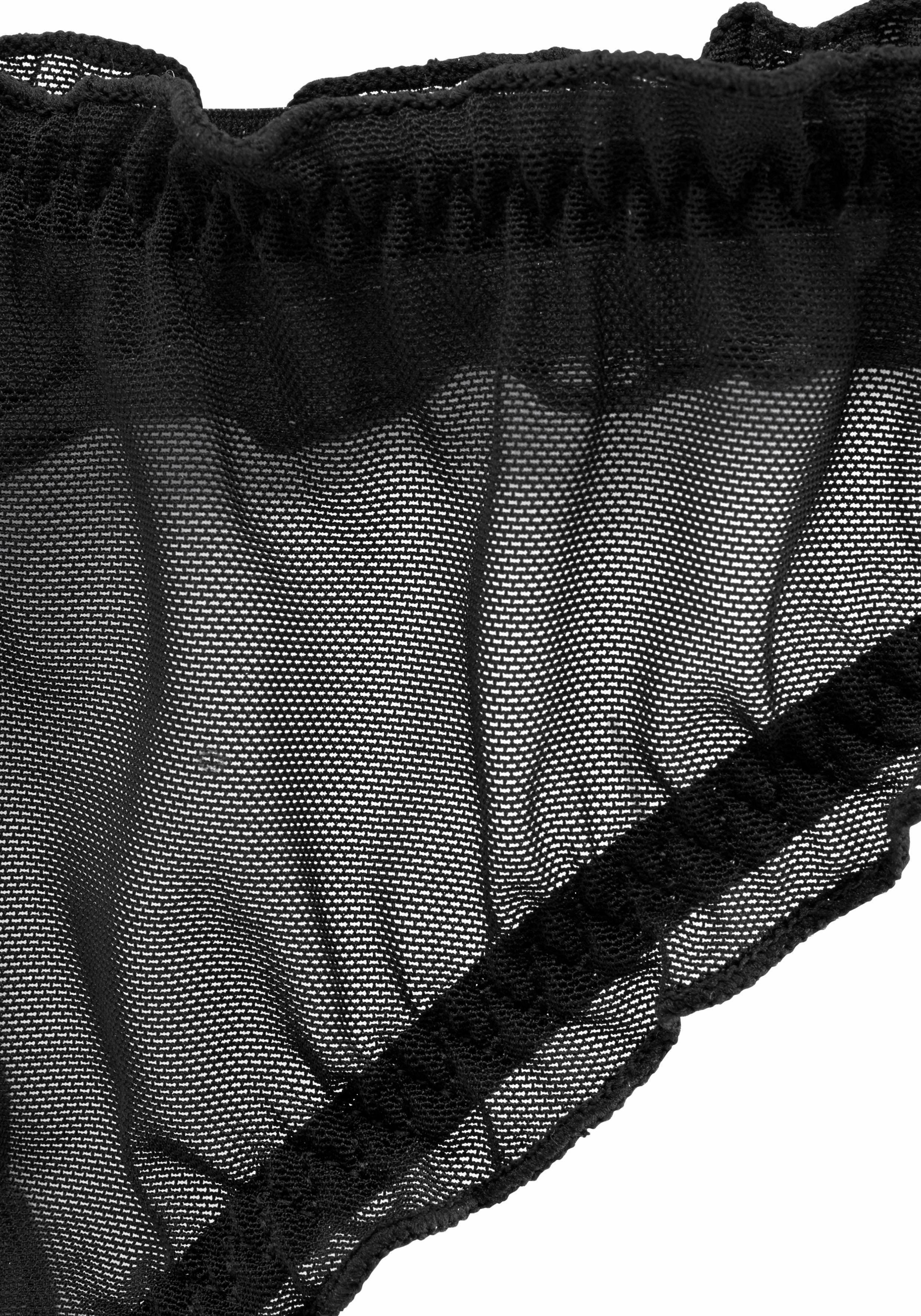 petite fleur gold String-Ouvert mit gerüschter Kante