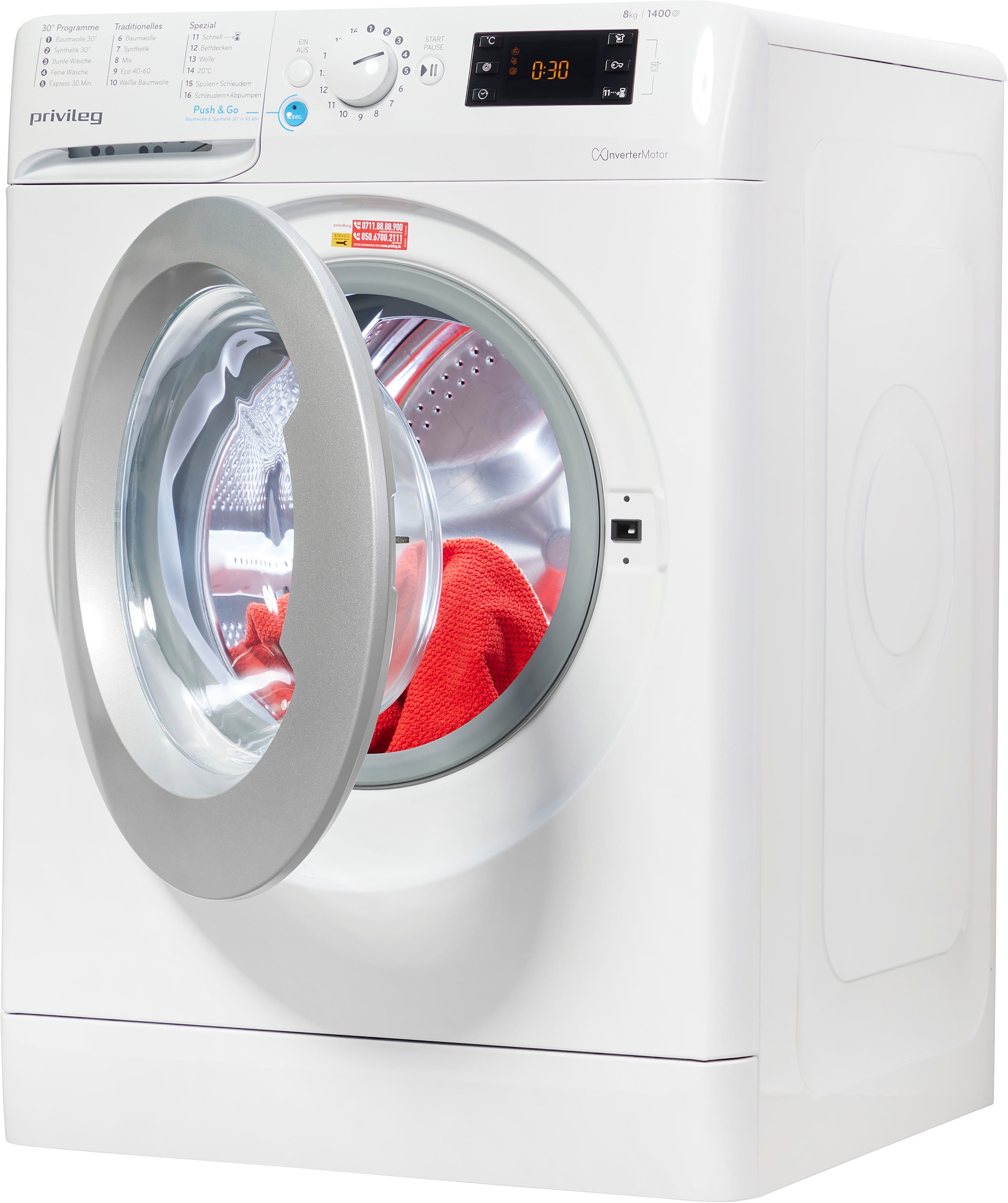 Privileg Waschmaschine PWF A, kg, 1400 853 8 X U/min