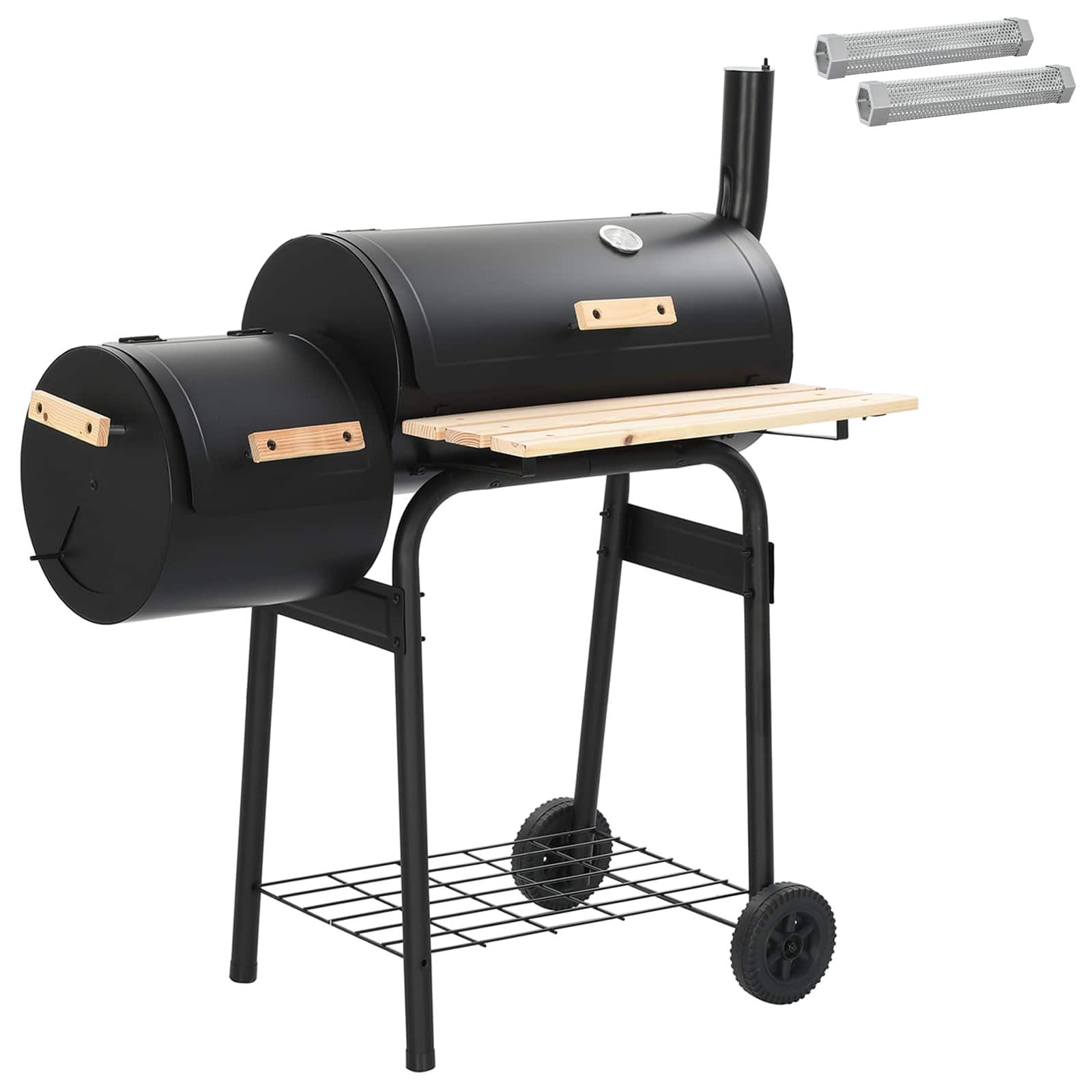 vidaXL Grillkamin Outdoor Grill 103 x 60 x 113 cm Stahl Schwarz