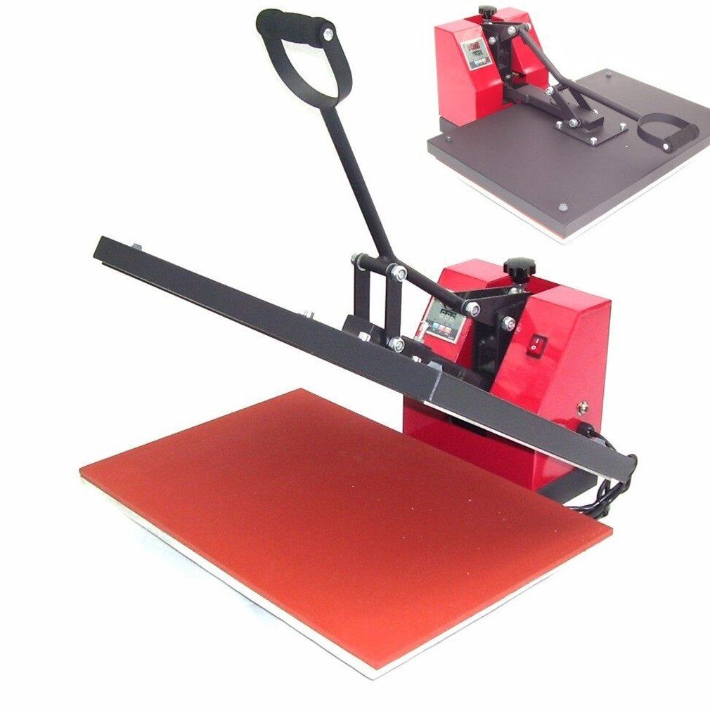 Apex Bügelsystem Transferpresse T-Shirt 60 x 40 cm 2800 W Textilpresse Bügelsystem