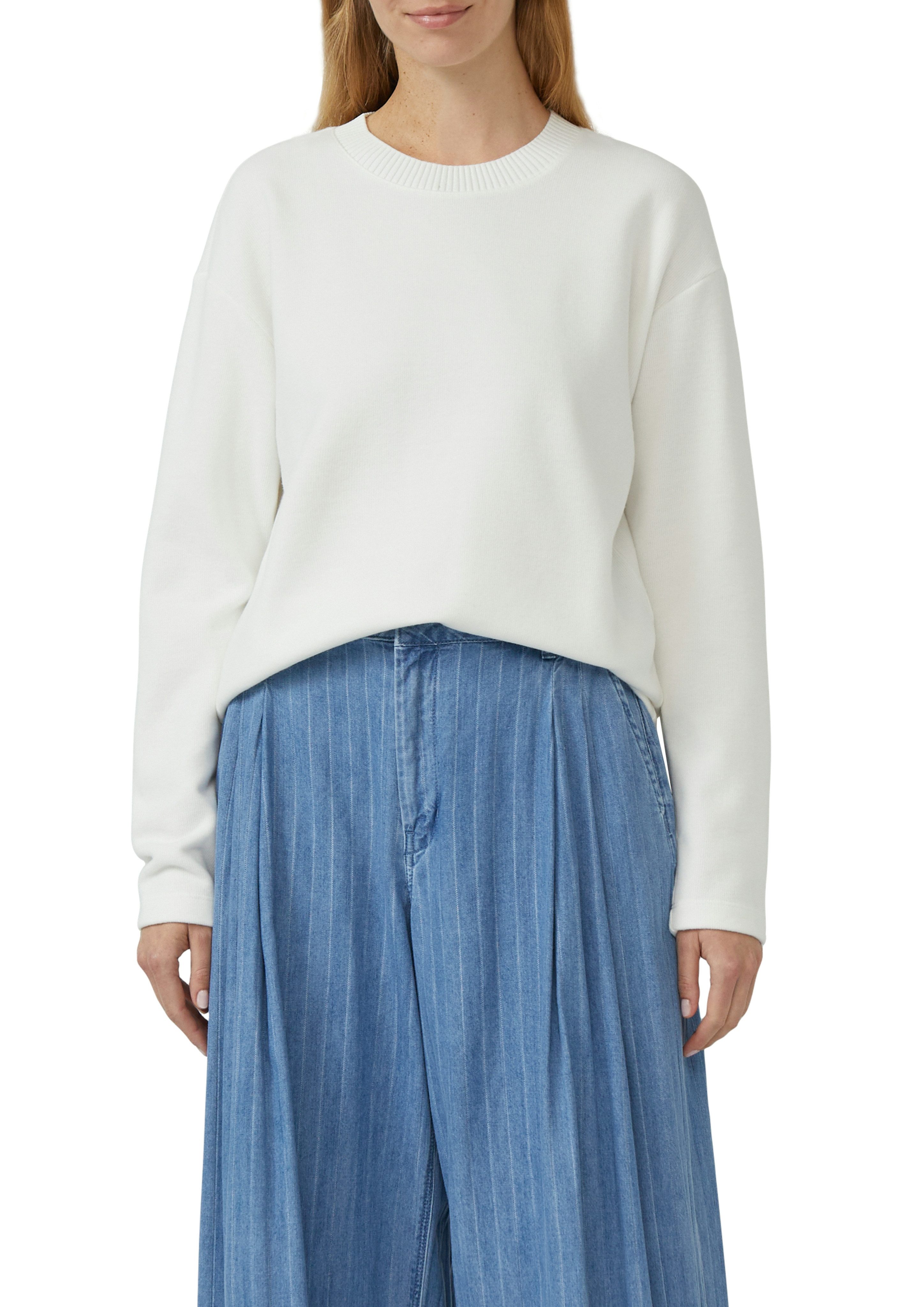 s.Oliver Sweatshirt mit Rippblende günstig online kaufen