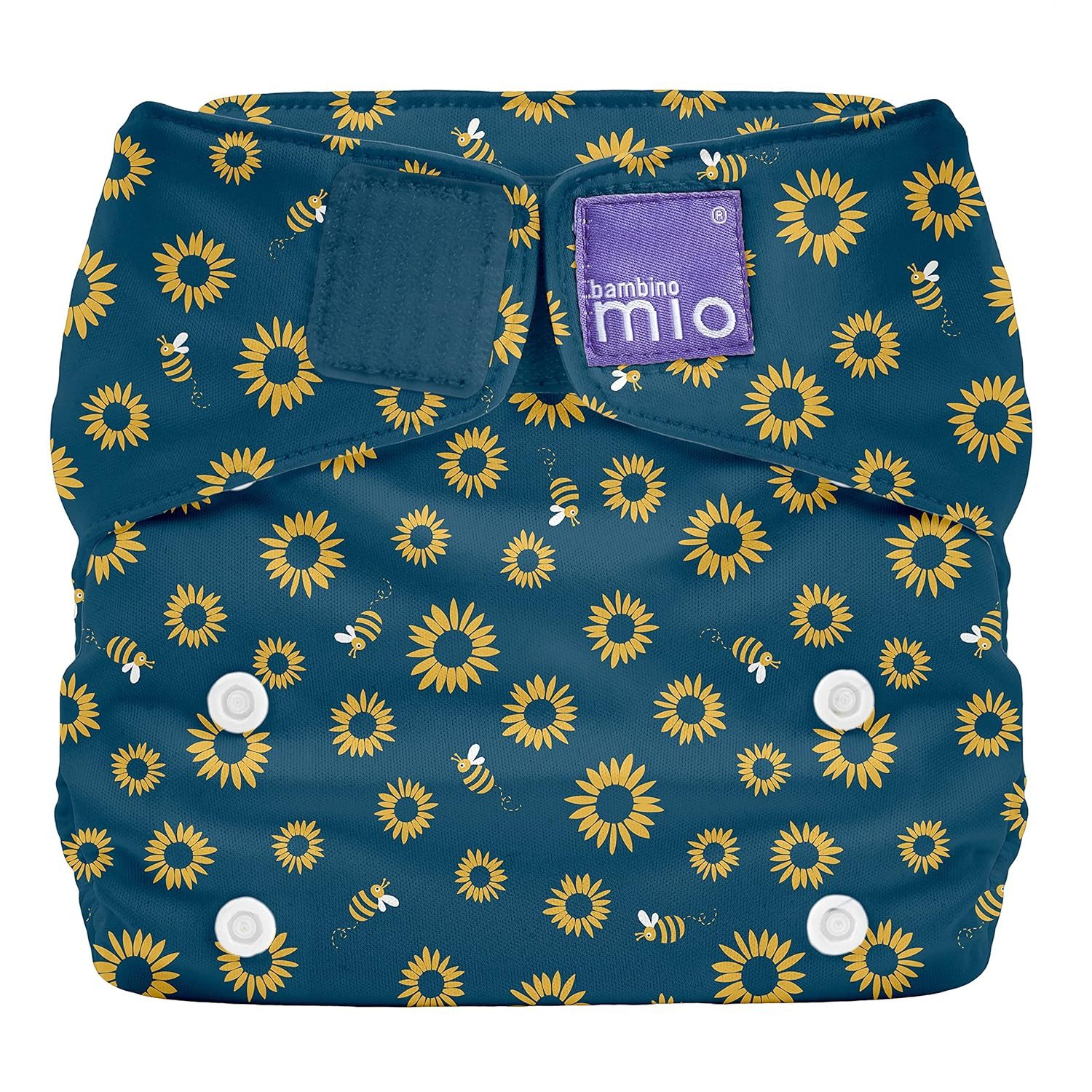 Bambino Mio Stoffwindeln Bambino Miosolo Stoffwindel Überhose OneSize Grün_SOFLO (2-St), wiederverwendbar