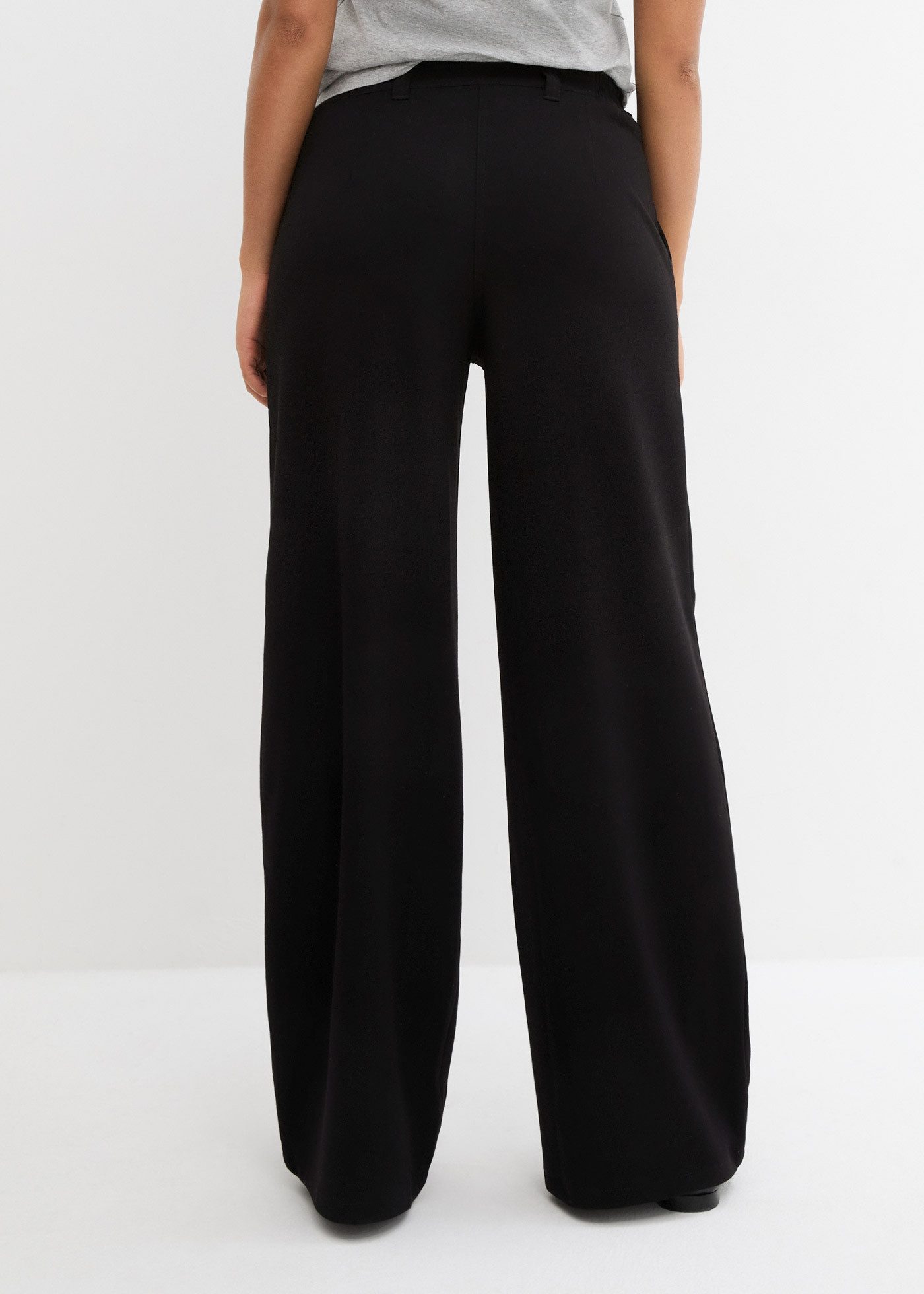 bonprix Marlene-Hose weit geschnitten, Loose fit Passform, High-Waist-Bequembund