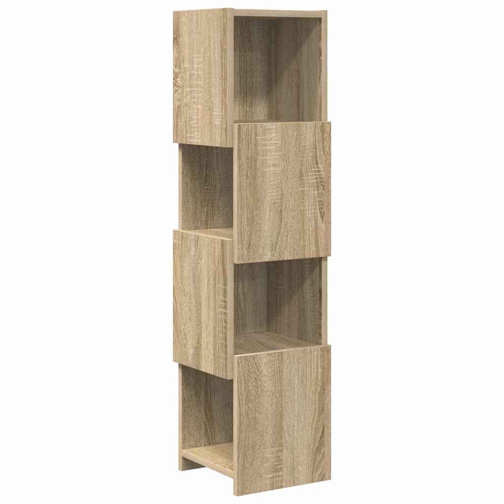 vidaXL Eckschrank Eckschrank 25,5x25x102cm Holzwerkstoff Sonoma-Eiche (1-St)