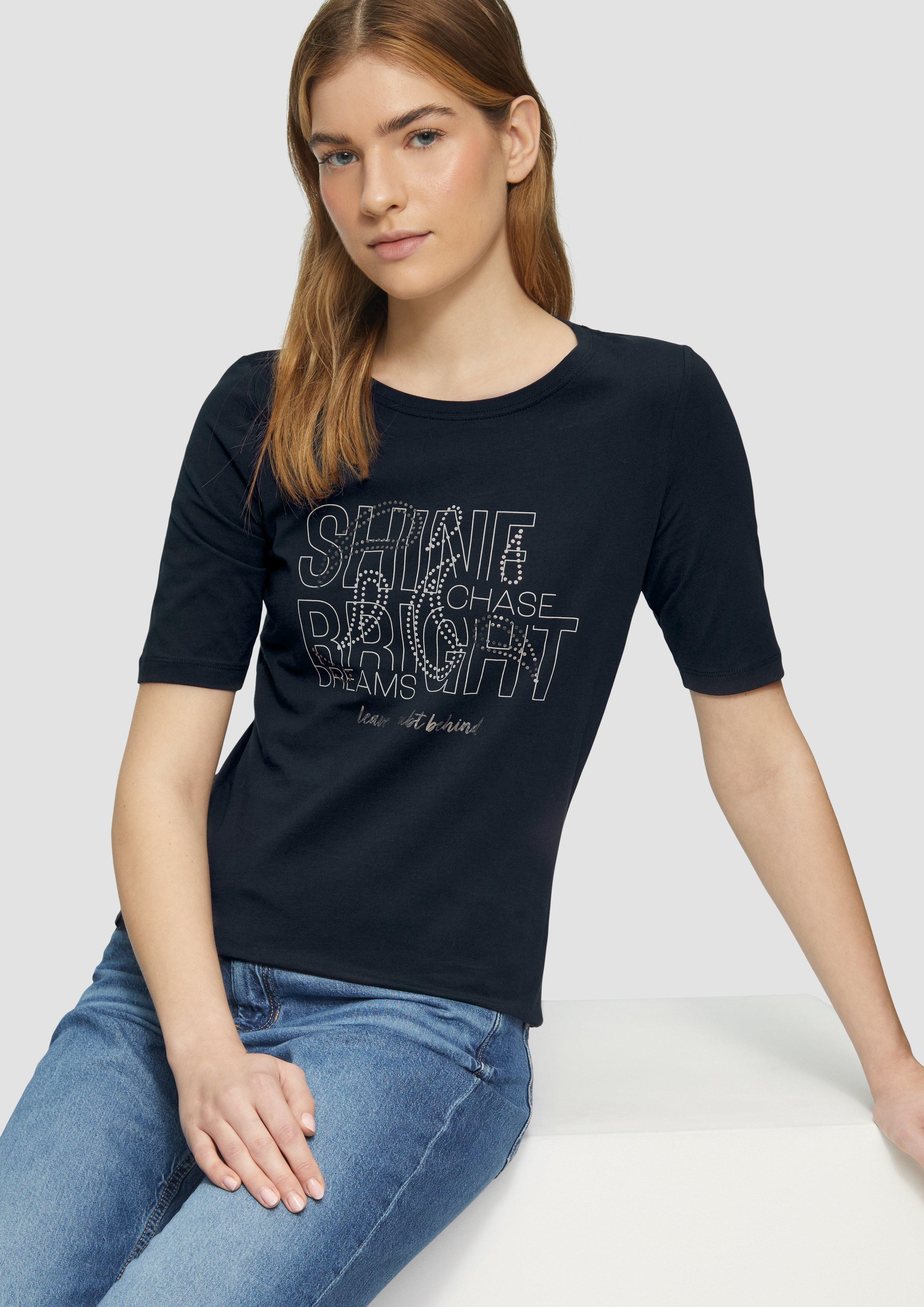 s.Oliver Kurzarmshirt Jersey-T-Shirt im Slim Fit günstig online kaufen