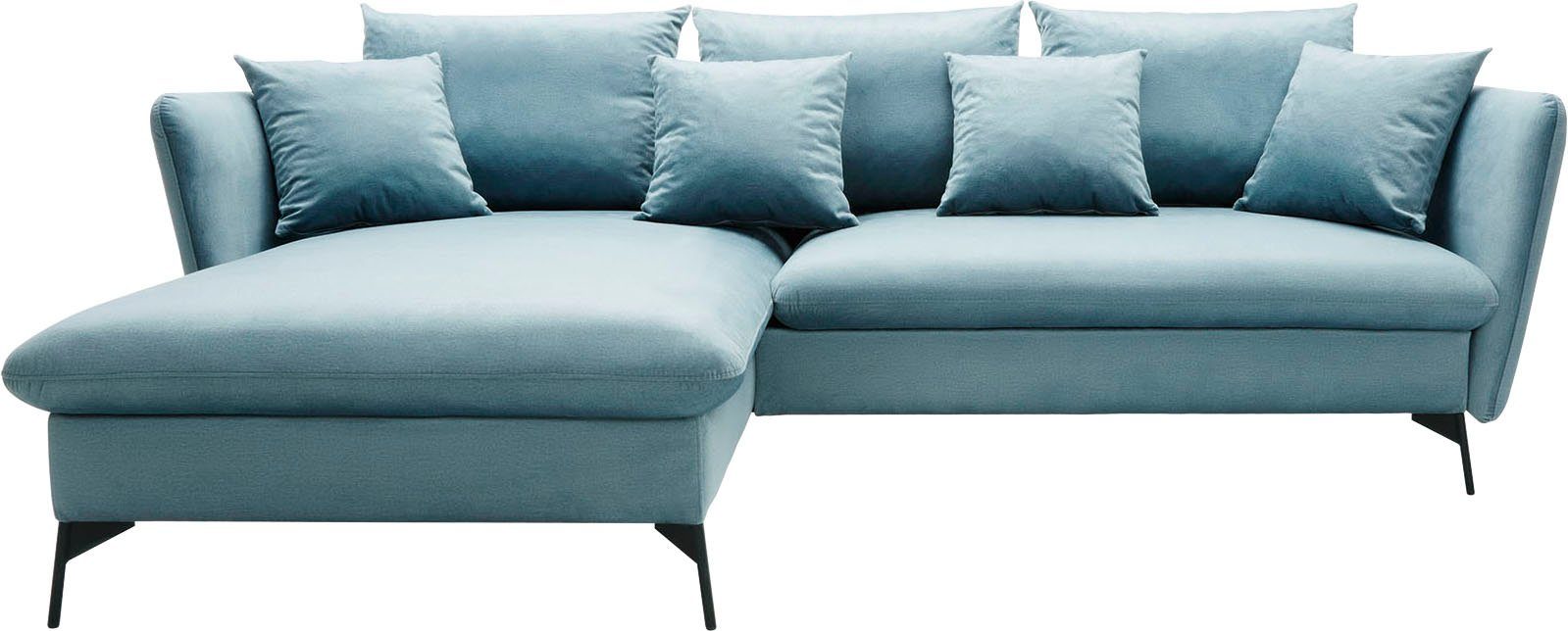 andas Ecksofa LIVORNO,258 cm, L-Form, Schlaffunktion günstig online kaufen