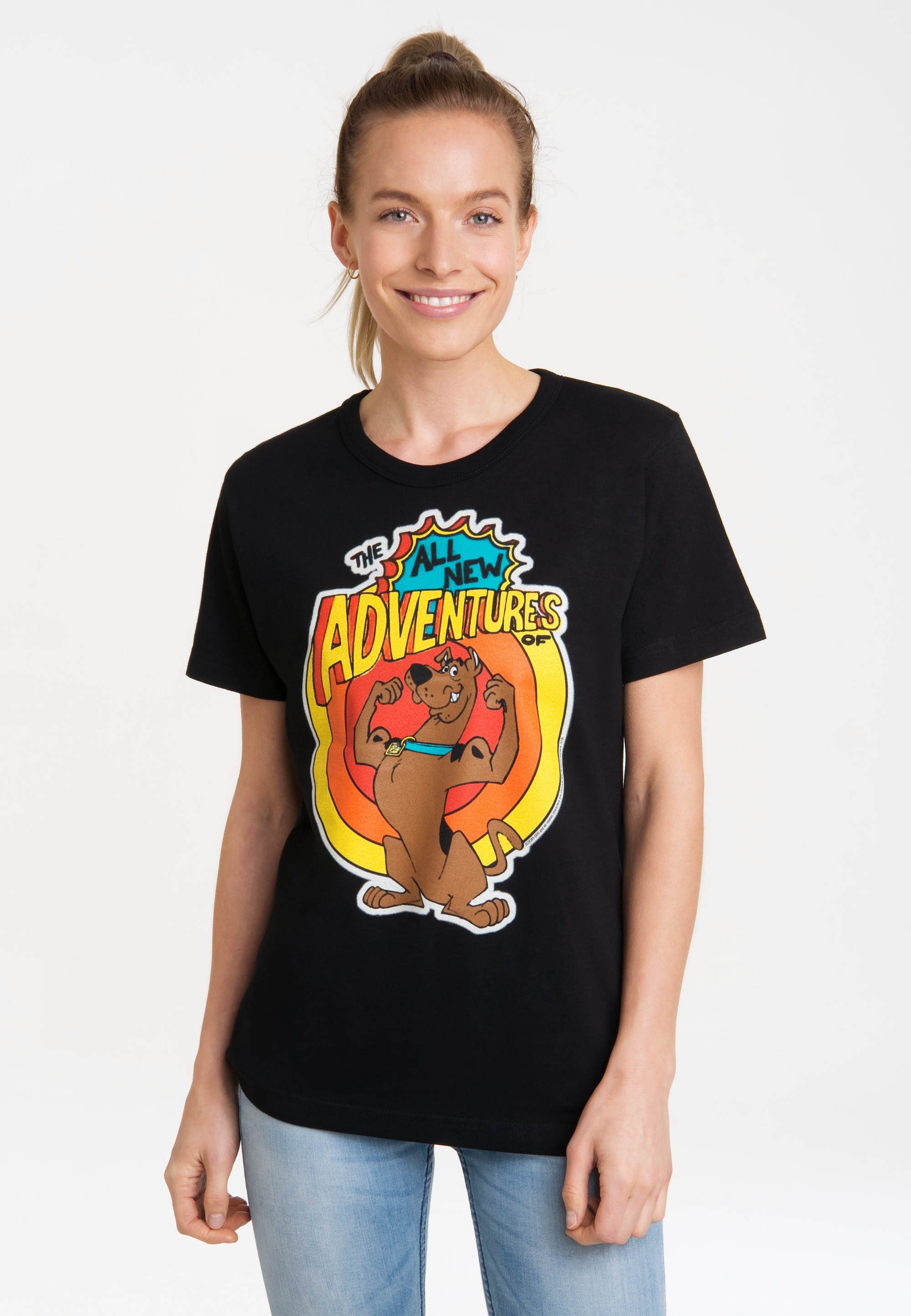 LOGOSHIRT T-Shirt Scooby Doo mit lizenziertem Print