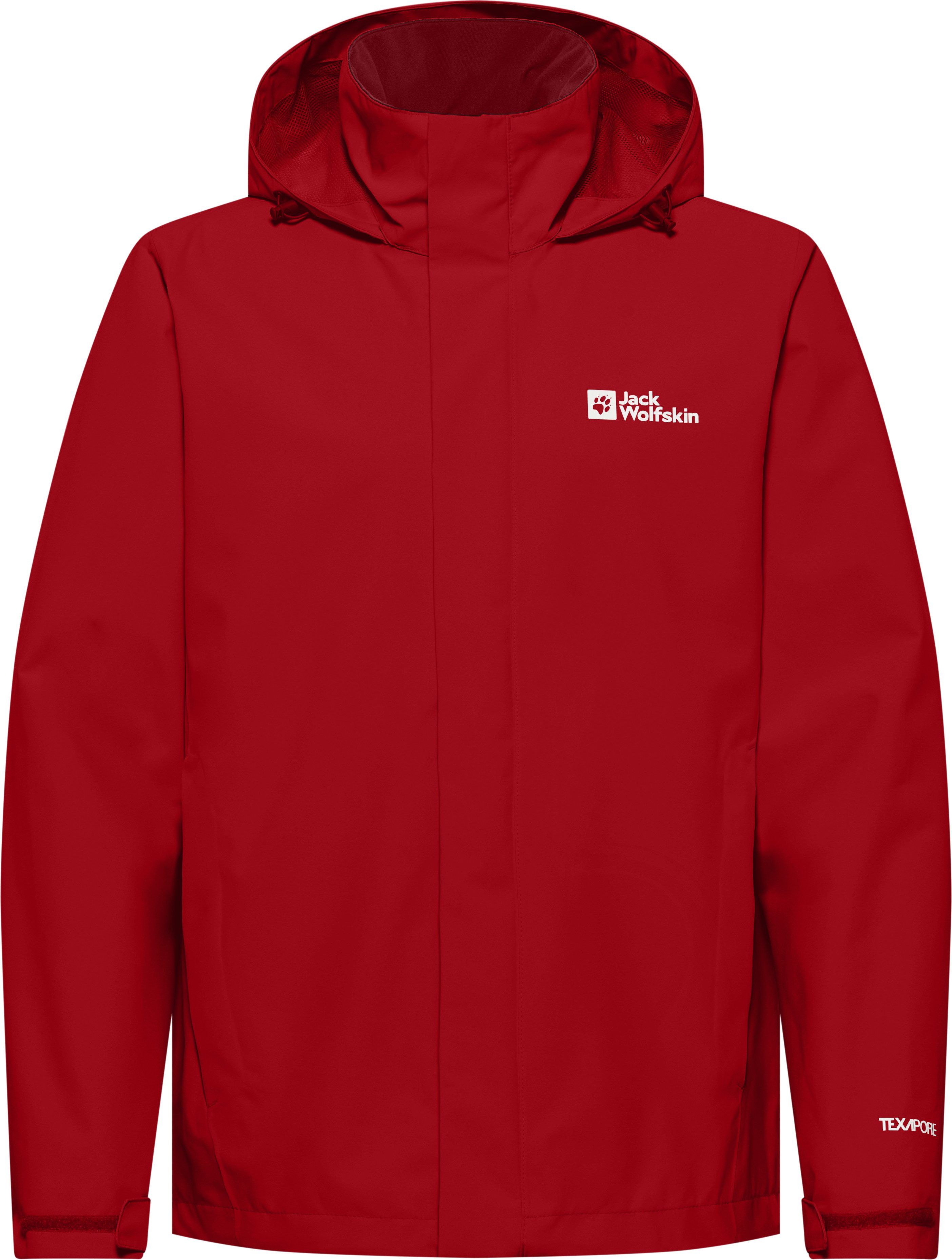 Jack Wolfskin Funktionsjacke TRAILTIME 2L JKT M atmungsaktive Membran, wasserabweisend, windabweisend, aus Polyester