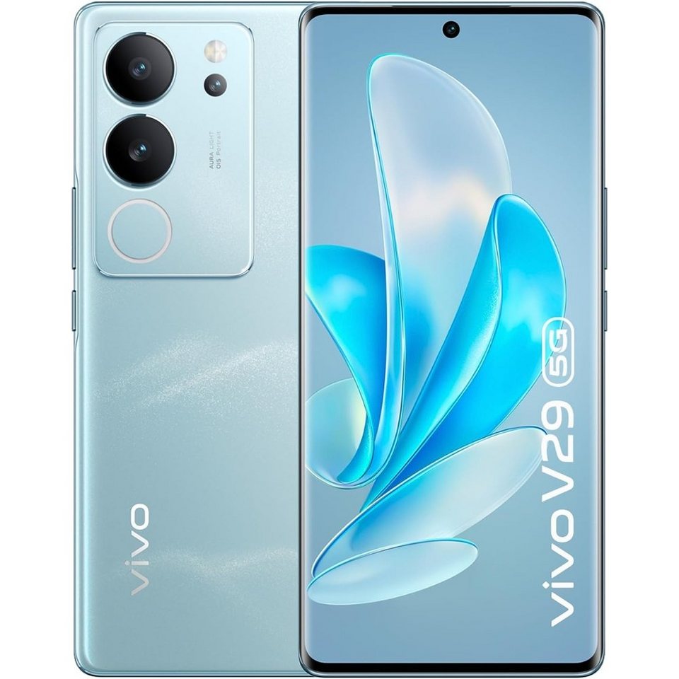 Vivo V29 5G 256 GB / 8 GB - Smartphone - peak blue Smartphone (6,78 Zoll, 256  GB Speicherplatz)