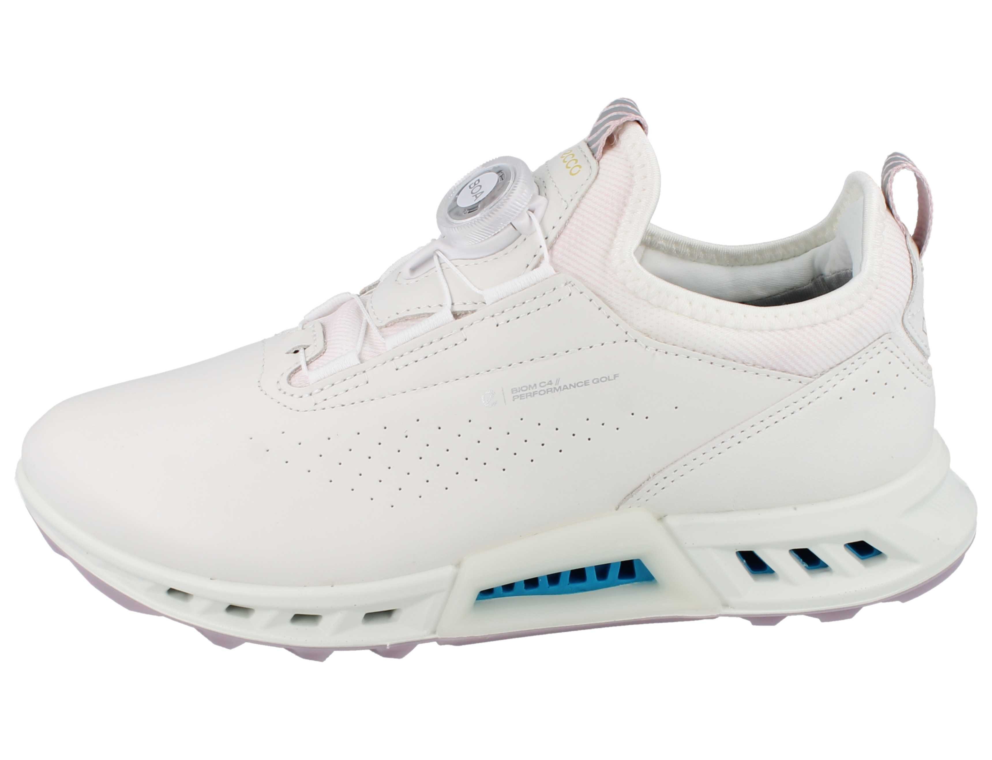 Ecco ECCO Biom C4 Damen Golfschuhe Boa weiss Glattleder - Größe: 41 Golfschuh Wasserdicht
