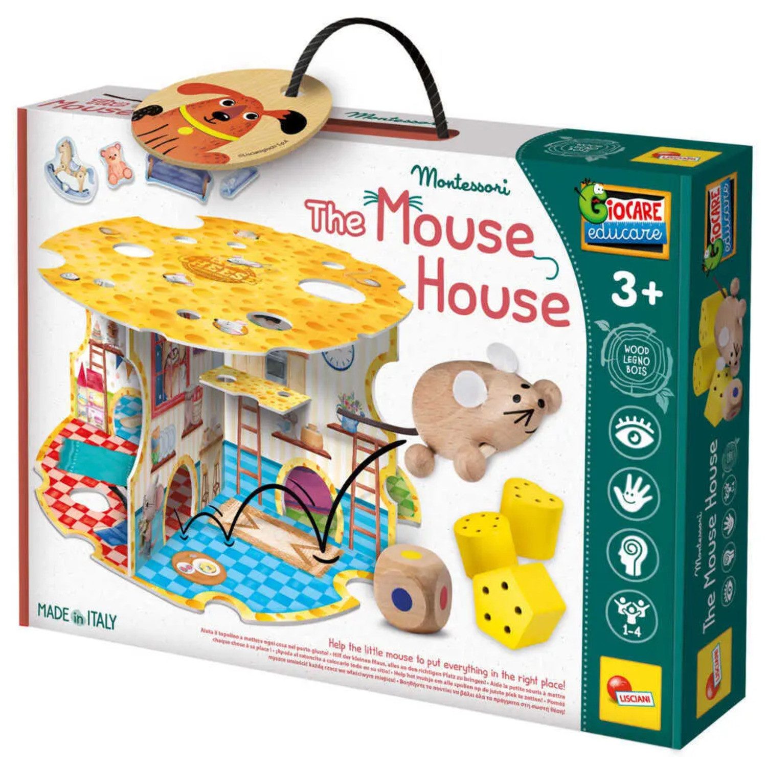 Spiel MONTESSORI Spiel das Haus der Maus