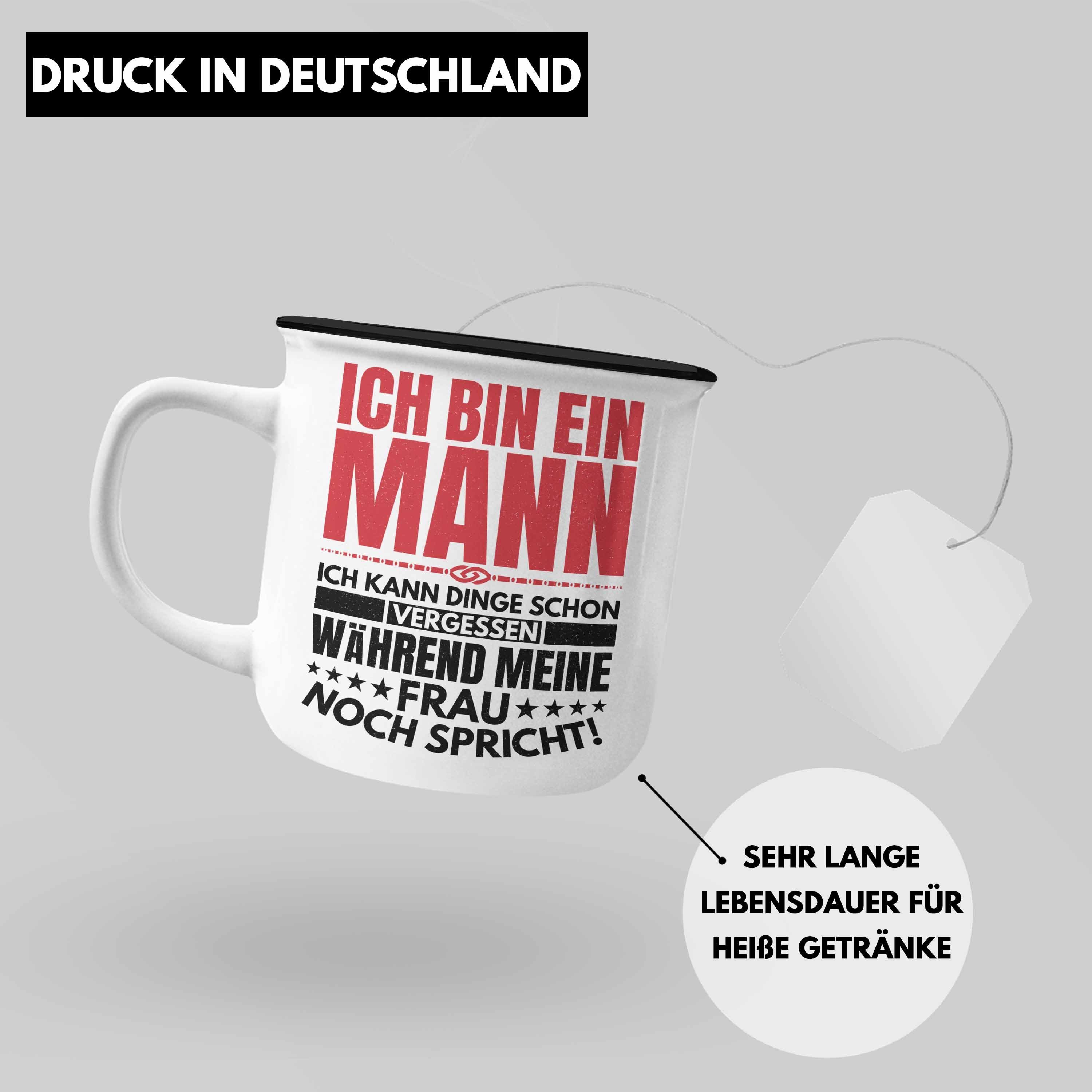 Dinge Jahrestag Emaille Vergessen Ein Thermotasse Ehemann Kann Geschenk Mann Trendation Schwarz Lustige Spruch Ich - Tasse Bin Trendation