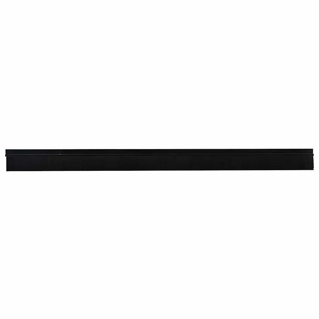 vidaXL Türbeschlag Selbstklebende Türbürstendichtungen 2 stk. Schwarz 100 cm (2 St)