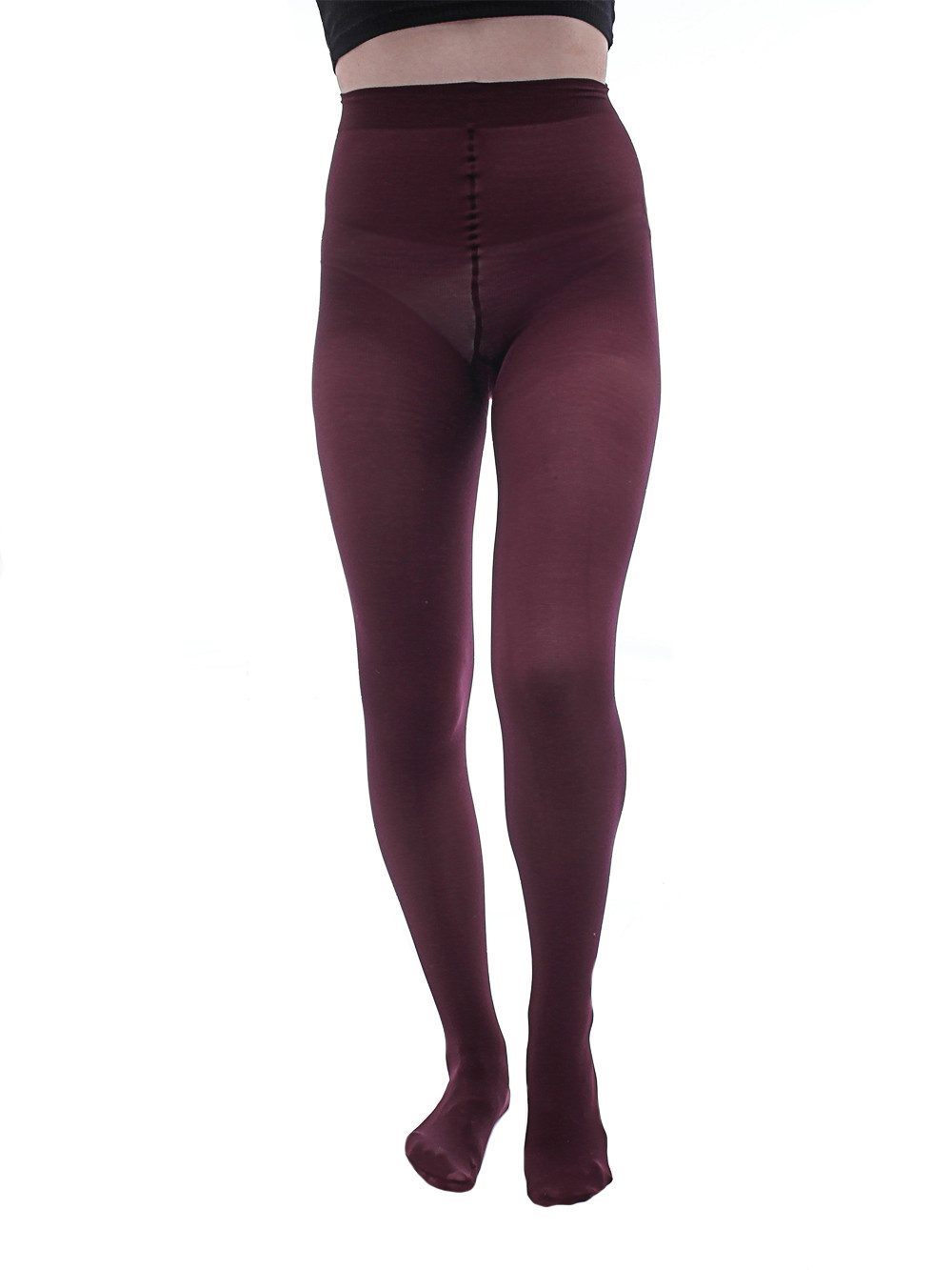 SYS Feinstrumpfhose Strumpfhose 40 DEN Mikrofaser matt Farben weinrot-burgu günstig online kaufen