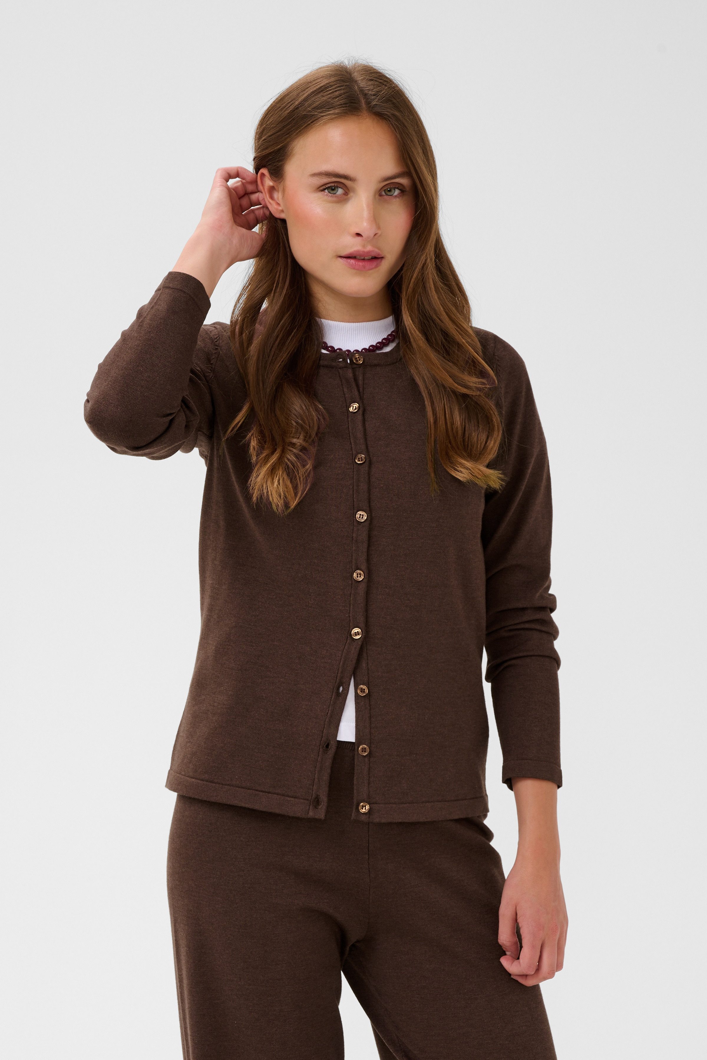 Saint Tropez Strickjacke A8661, MilaSZ R-Neck Cardigan Viskosemischung, Classic fit