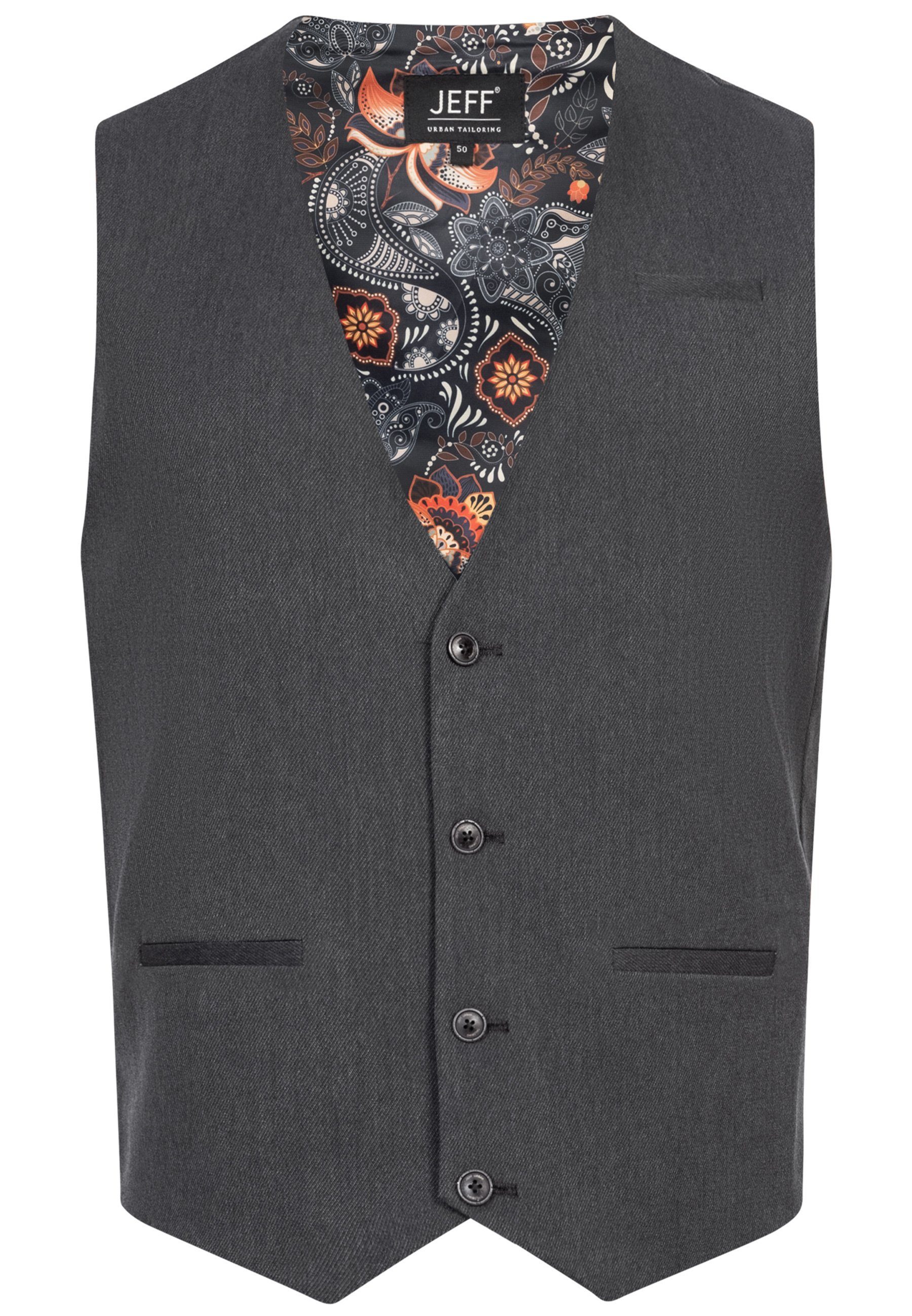Jeff Anzugweste Herren Nikolaj Plain Anzug Weste Herrenweste mit kunstvoll günstig online kaufen