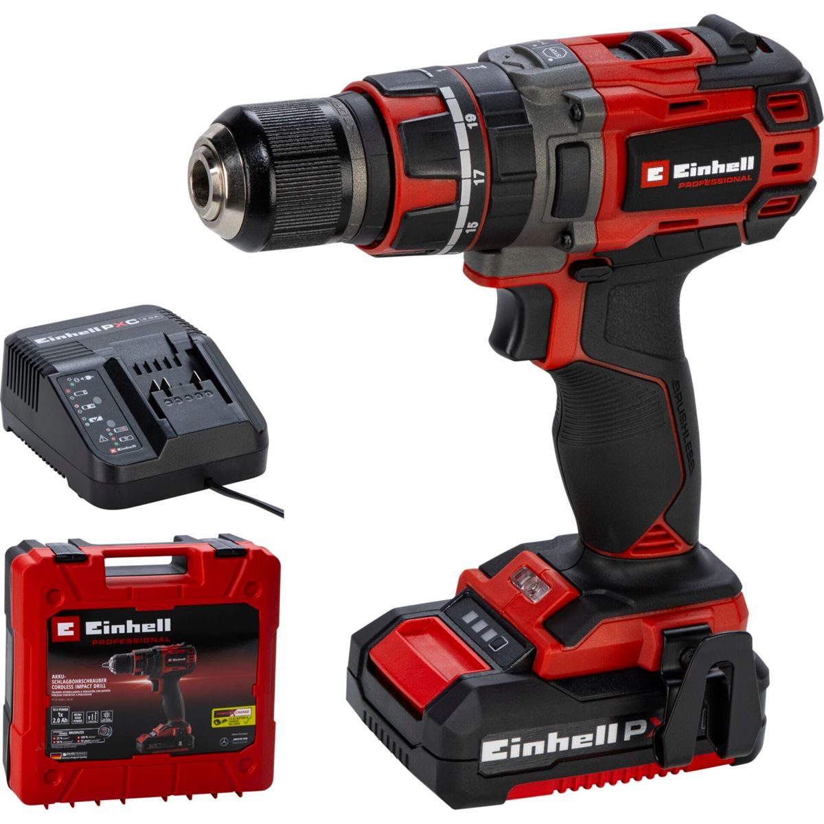 Einhell Bohrschrauber TP-CD 18/60 Li-i BL Akku Schlagbohrer