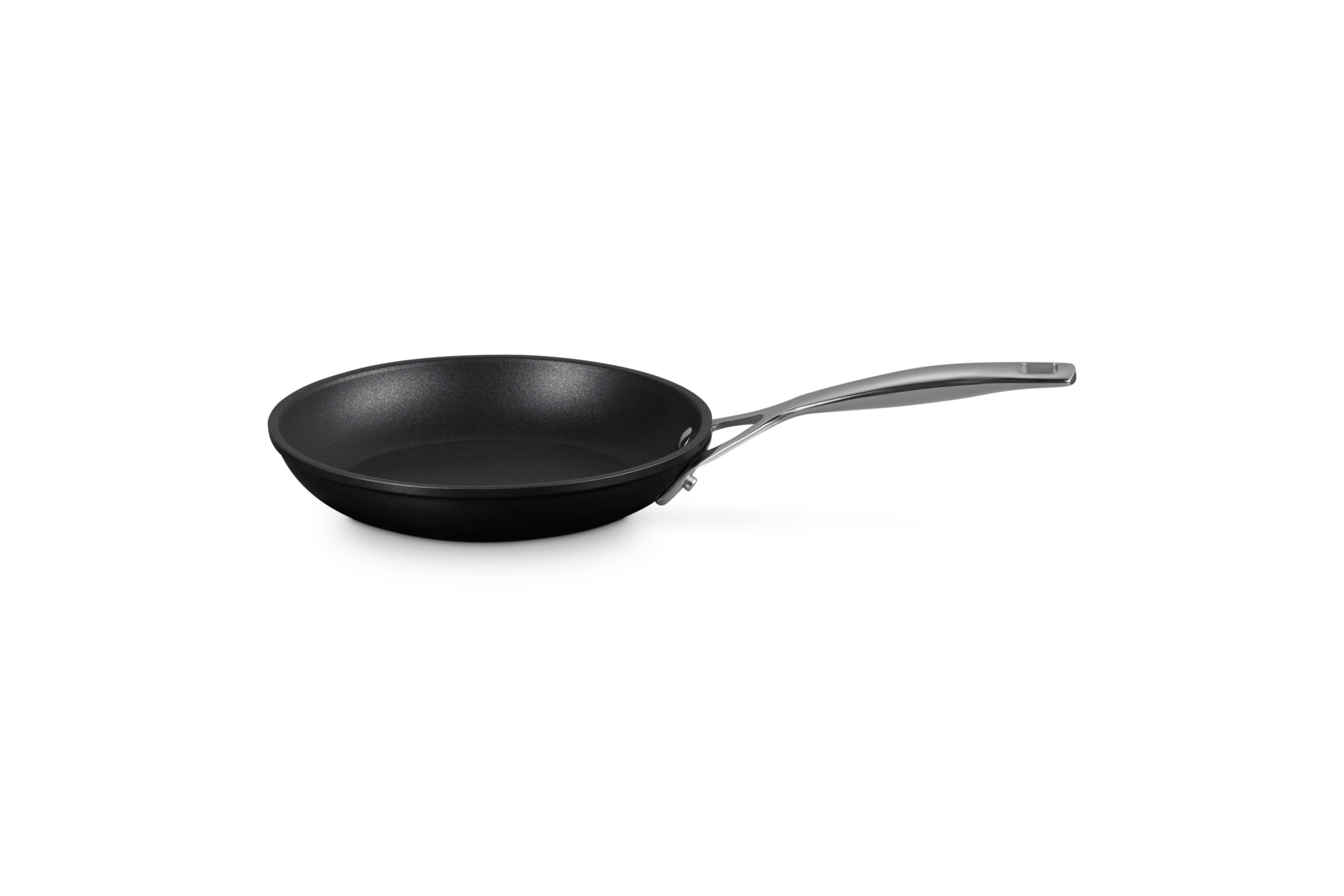 LE CREUSET Bratpfanne Aluminium-Antihaft flache Pfanne, Aluminium, Ø 20 cm, Anthrazit/Silber, 51112200010002