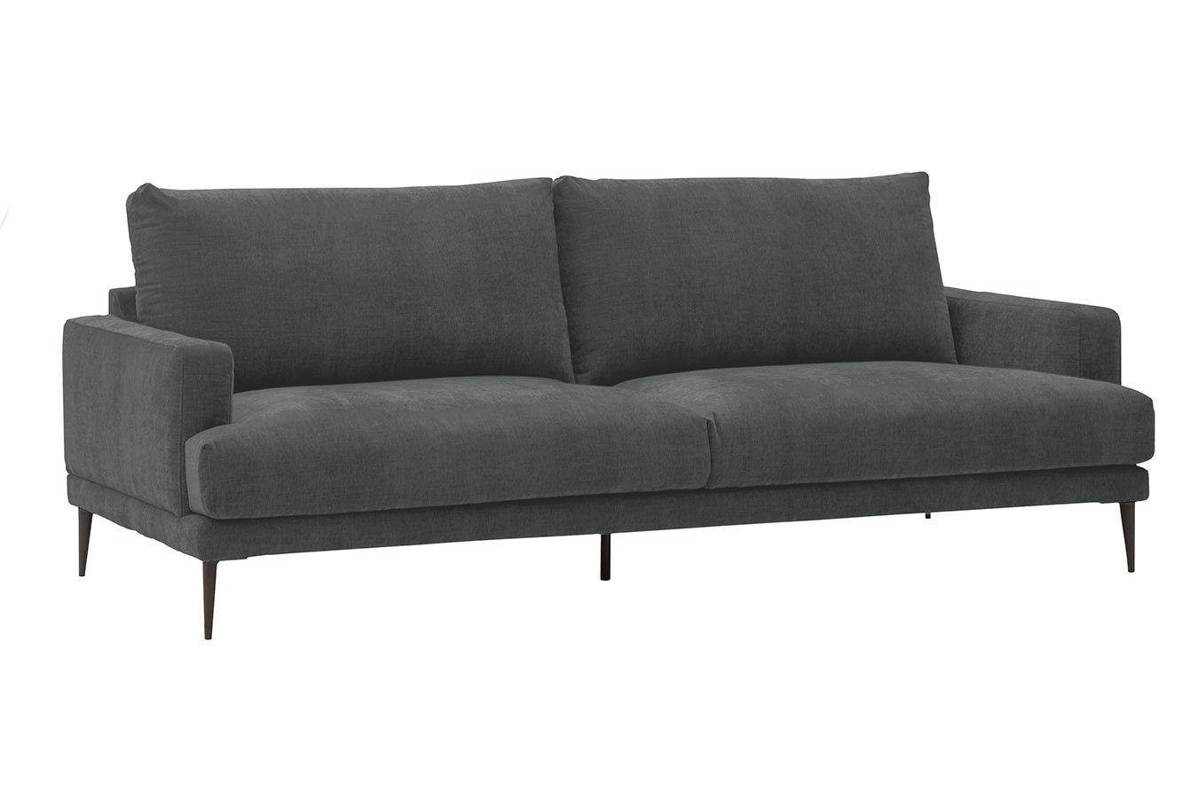 3-Sitzer Big-Sofa daslagerhaus Duck living Stoff XL grün-grau