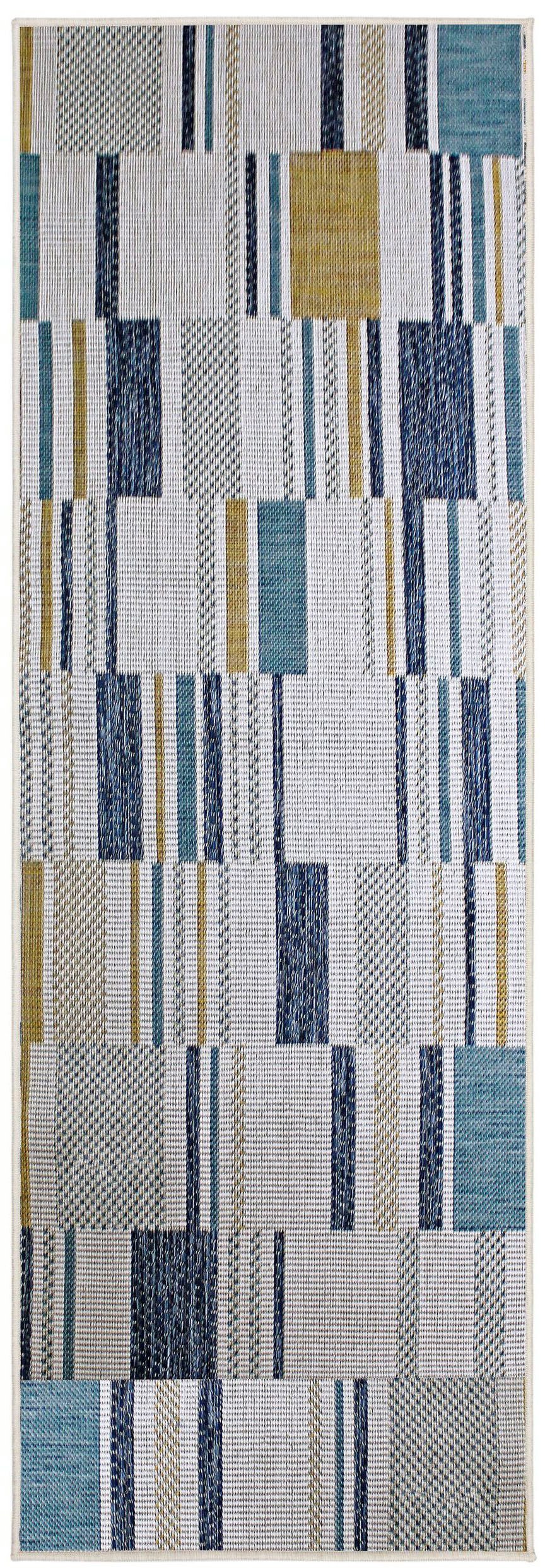 FLAIR RUGS Teppich Rosco Geo, rechteckig, Höhe: 4 mm, Rosco Geometrischer Teppich für drinnen und draußen