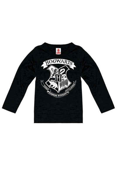 LOGOSHIRT Langarmshirt mit tollem Hogwarts-Print