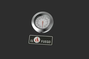 El Fuego Gasgrill El Fuego Brockton 2+1 Gasgrill Schwarz/Silber AY0574