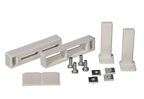 Kutti Klemmträger, Raffrollos, (Set, 2-tlg), Klemmfix, für Raffrollos, weiß
