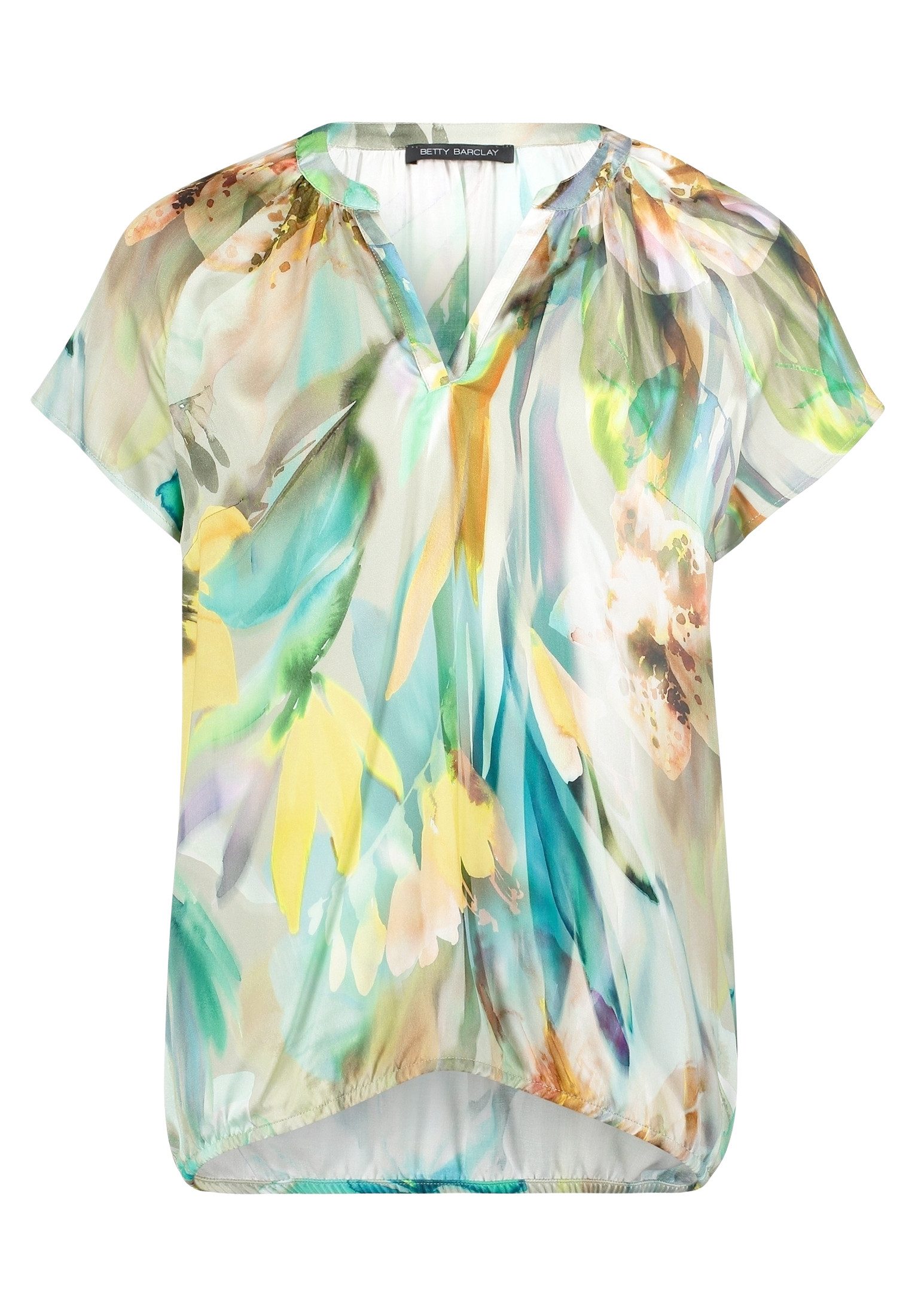 Betty Barclay Satinbluse Damen mit Blumenprint