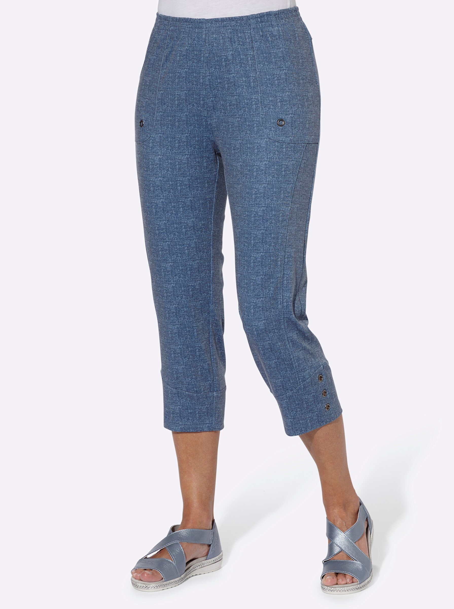 Shorts WITT jeansblau-meliert WEIDEN