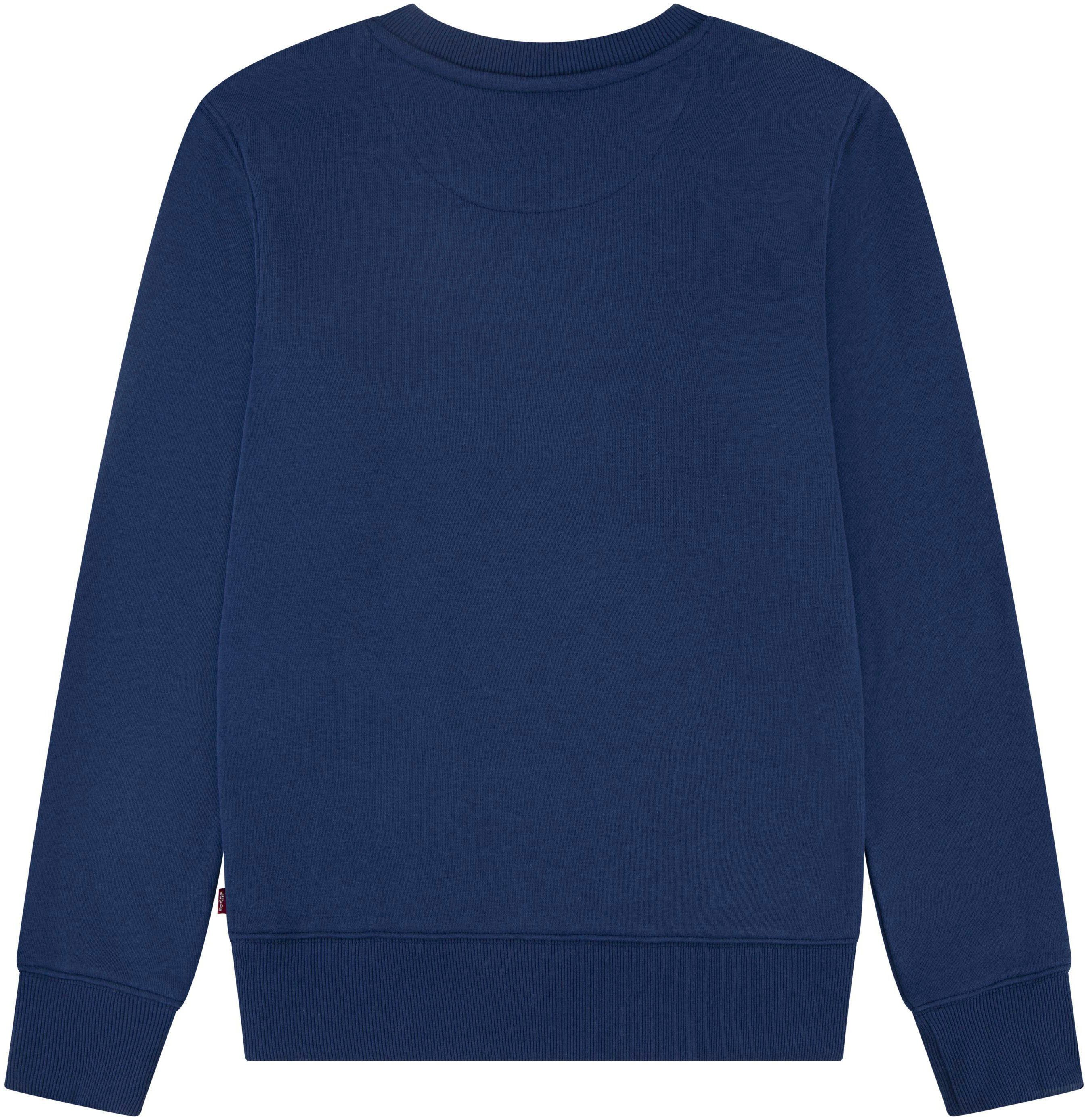 LOGO Levi's® BOYS SWEATSHIRT Kids estate CREWNECK Sweatshirt blue for