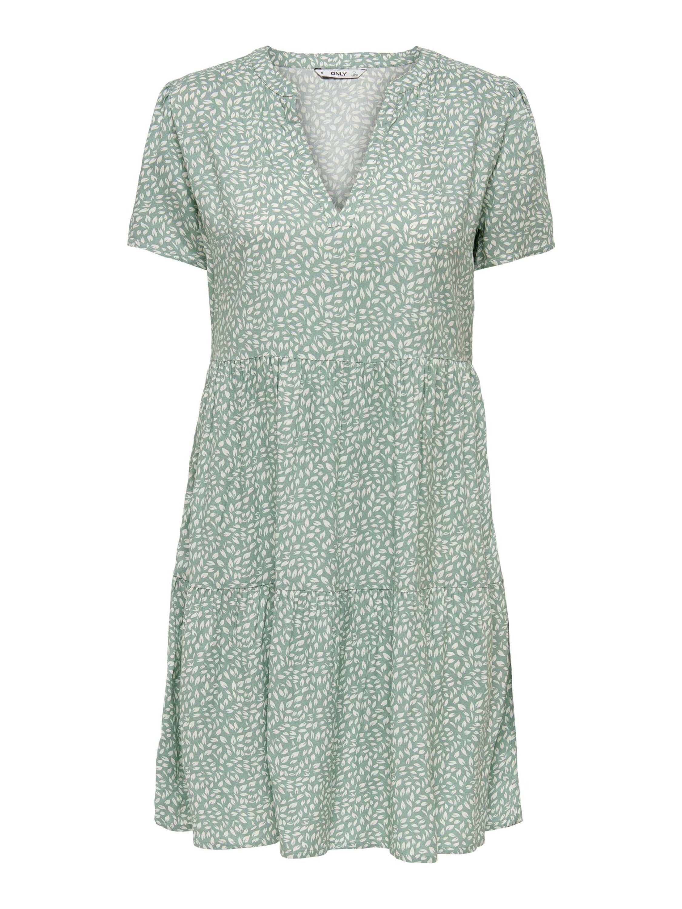 ONLY Sommerkleid ONLZALLY LIFE S/S THEA DRESS NOOS PTM mit Stufen Volant günstig online kaufen