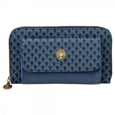 PiP Studio Handtasche Geldbörse mit Außenfach Suki Blau