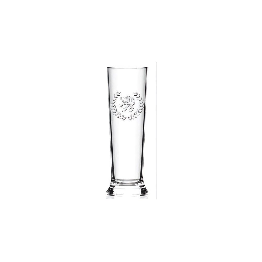 Glas Weizenbierglas Relief 2er-Set