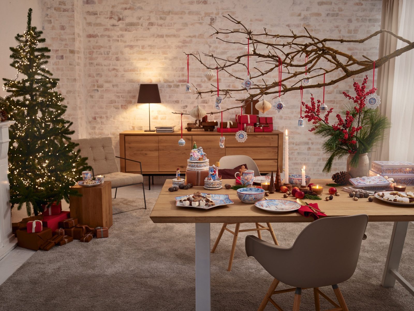 Hutschenreuther Keksdose Sammelserie 22 Set 3 Plätzchendosen Weihnachtsa., Weißblech – Bild 3 von 3