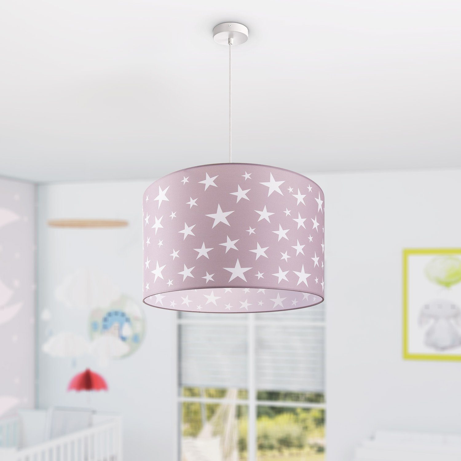 Paco Home Pendelleuchte Capri 315, ohne Leuchtmittel, Kinderlampe Deckenlam günstig online kaufen