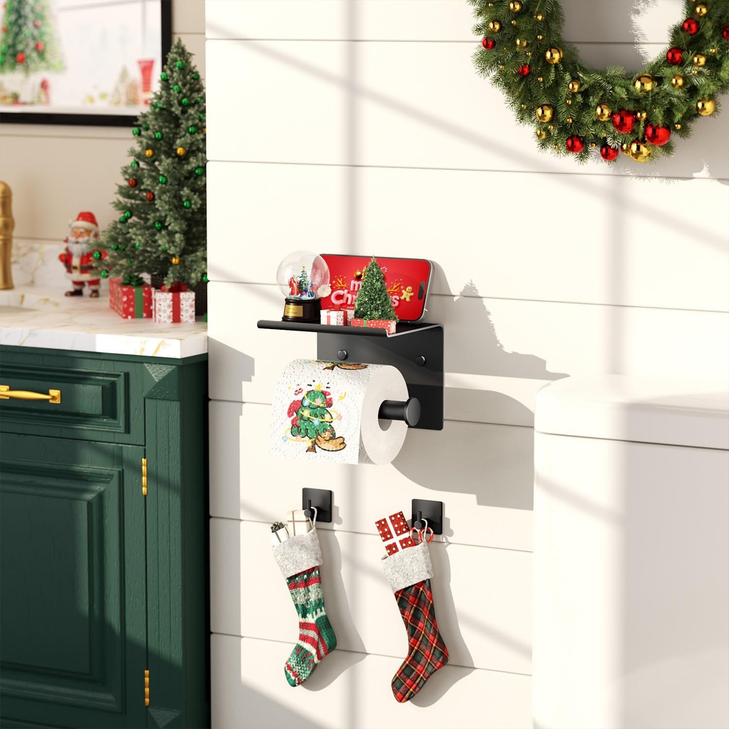 SURFOU Toilettenpapierhalter Toilettenpapierhalter Edelstahl Klopapierhalte günstig online kaufen