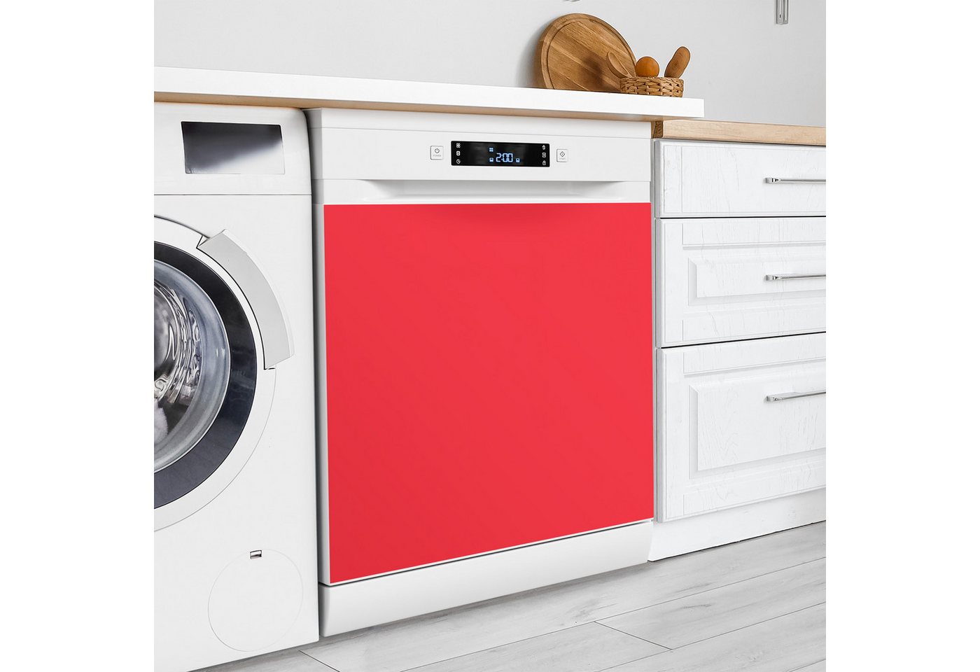 Thumbnail - DEQORI Magnetfolie 'Unifarben - Rot', Spülmaschine Magnetmatte magnetisch Magnetfolie Folie Schutz